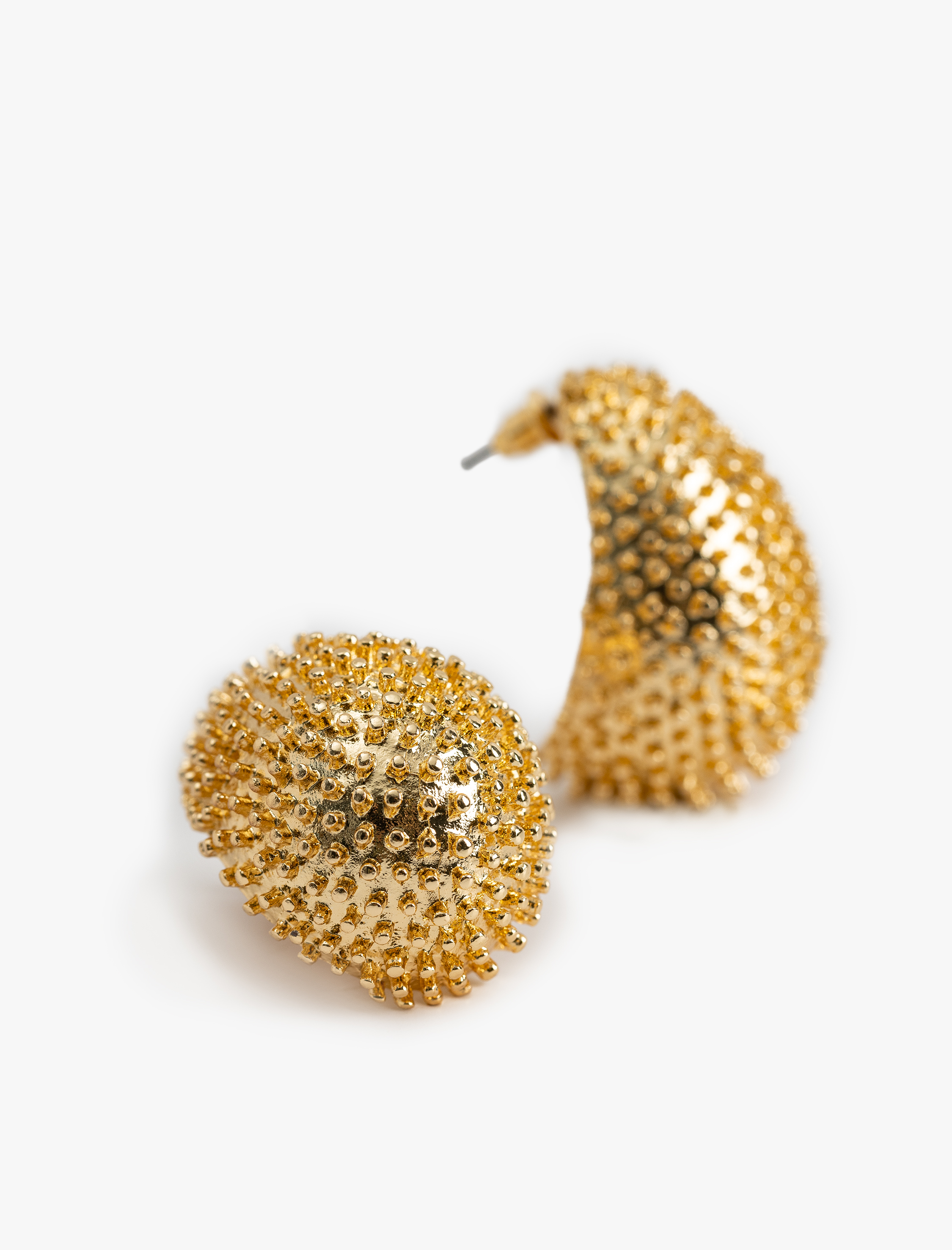  Kadın Büyük Boy Soyut Küpe - Koton X Sima Tarkan