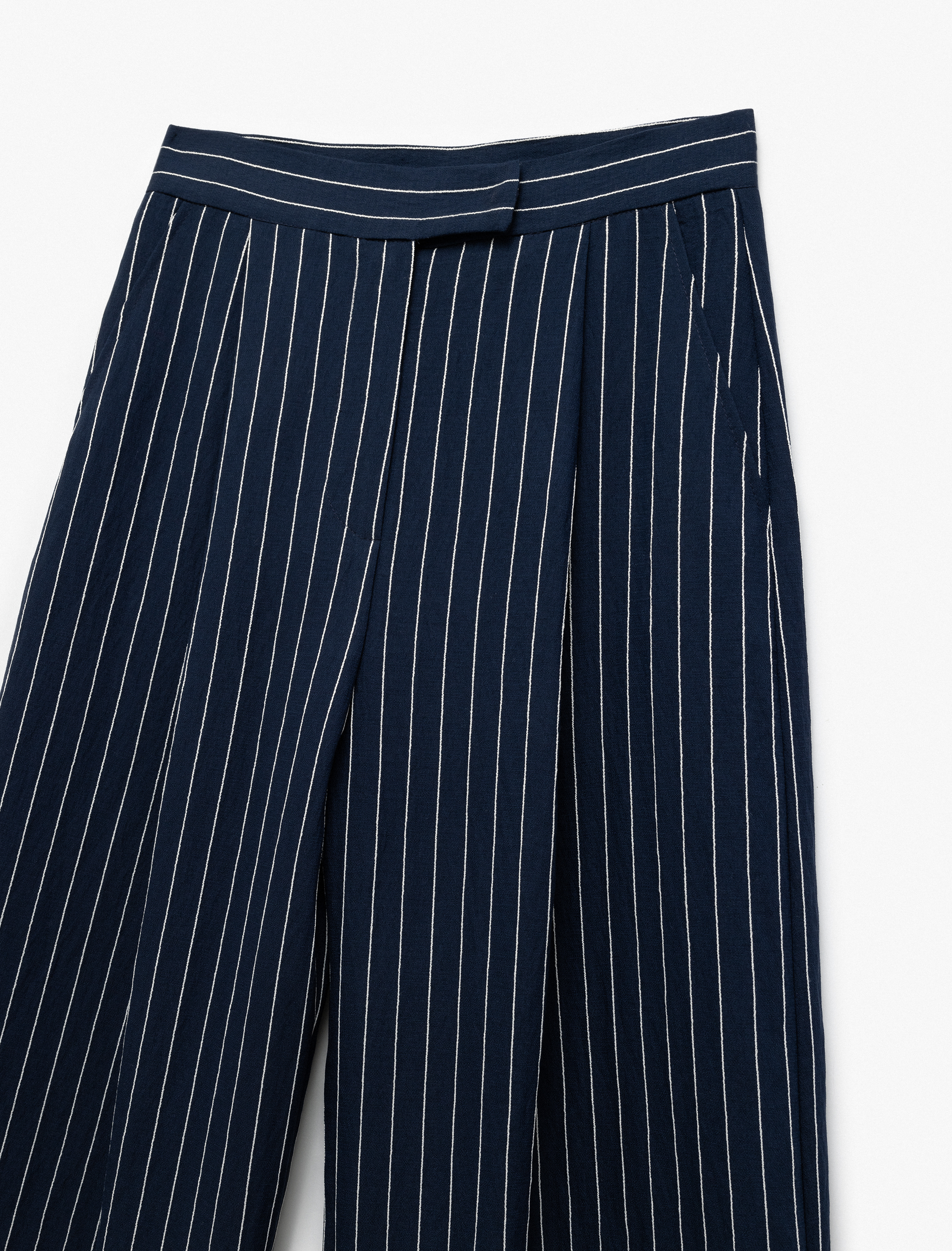   Koton X Sima Tarkan -  Viskon Kumaş Cepli Geniş Paça Palazzo Pantolon