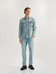 Straight Fit Kot Pantolon - Mark Jean