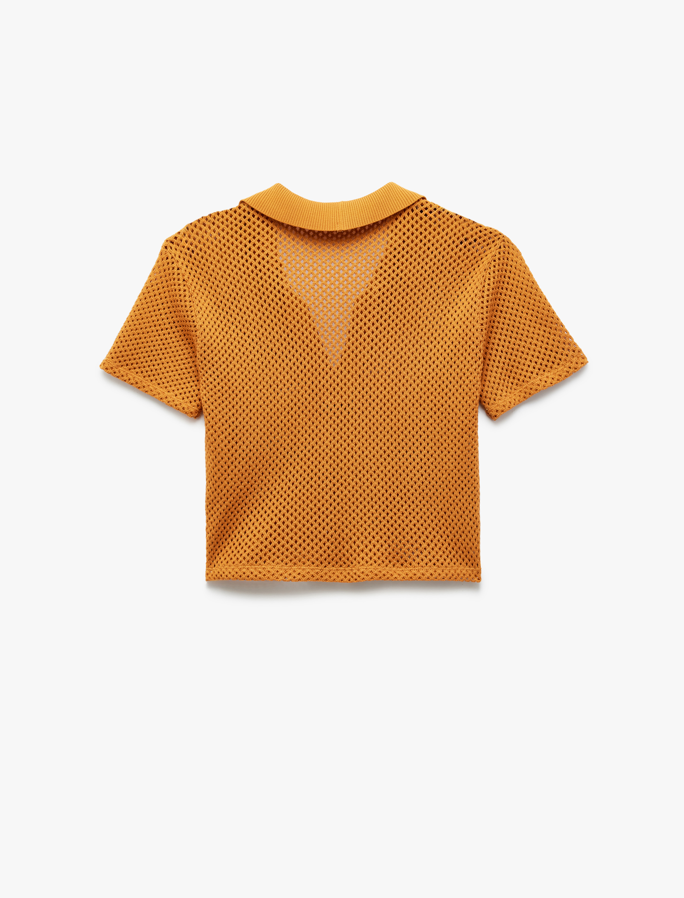   Koton X Sima Tarkan - Pamuklu Ajurlu Kısa Kollu Polo Yaka Kroşe Tişört