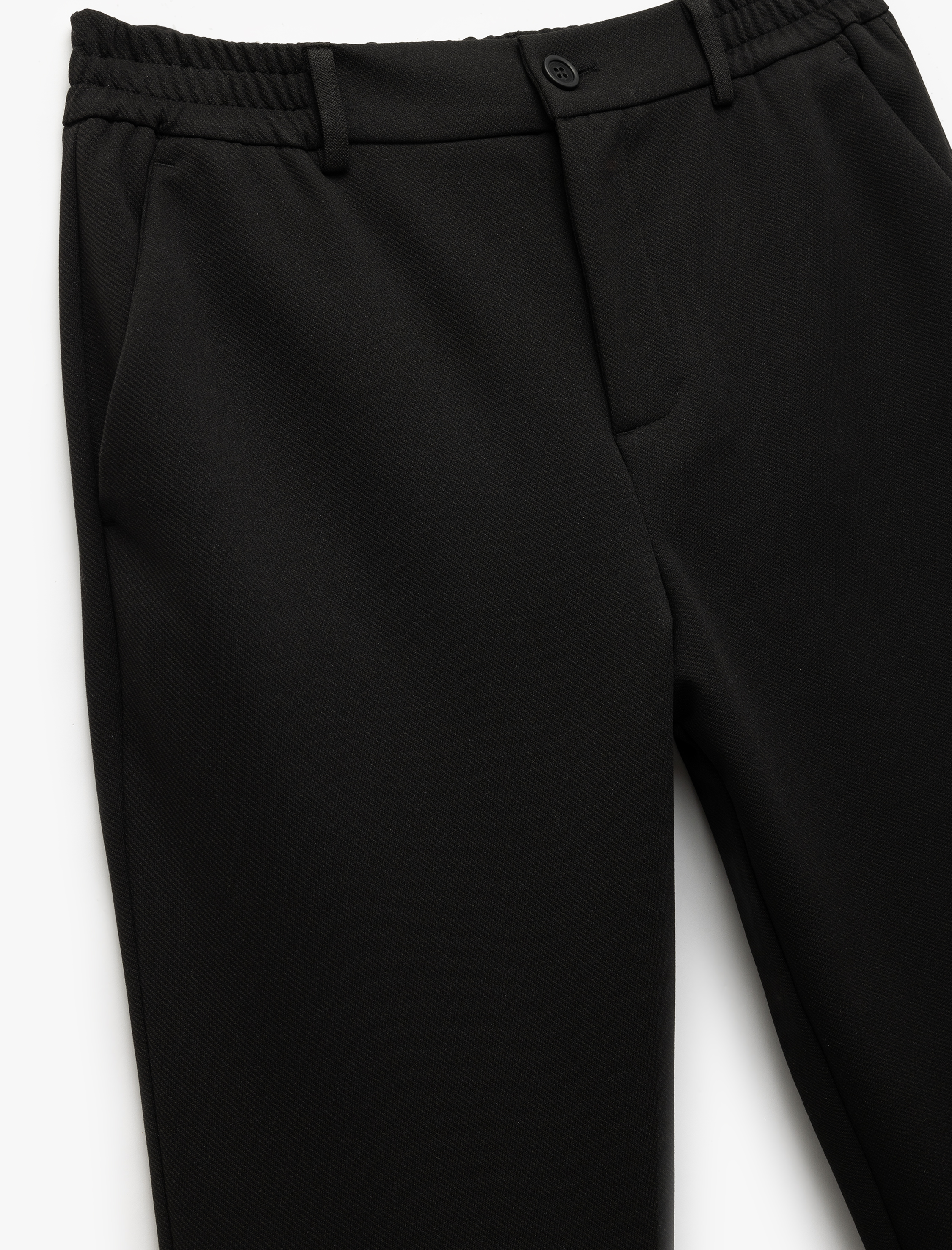   Beli Lastikli Cep Detaylı Düğmeli Chino Pantolon