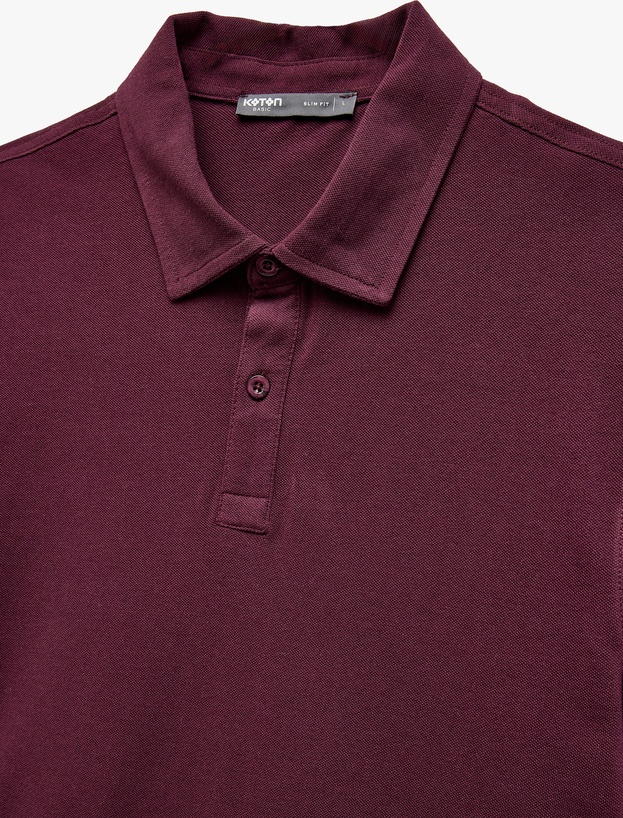 Pamuklu Regular Fit Kısa Kollu Polo Yaka Tişört_4