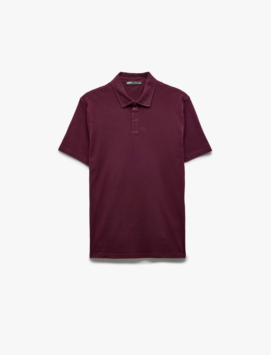   Pamuklu Regular Fit Kısa Kollu Polo Yaka Tişört