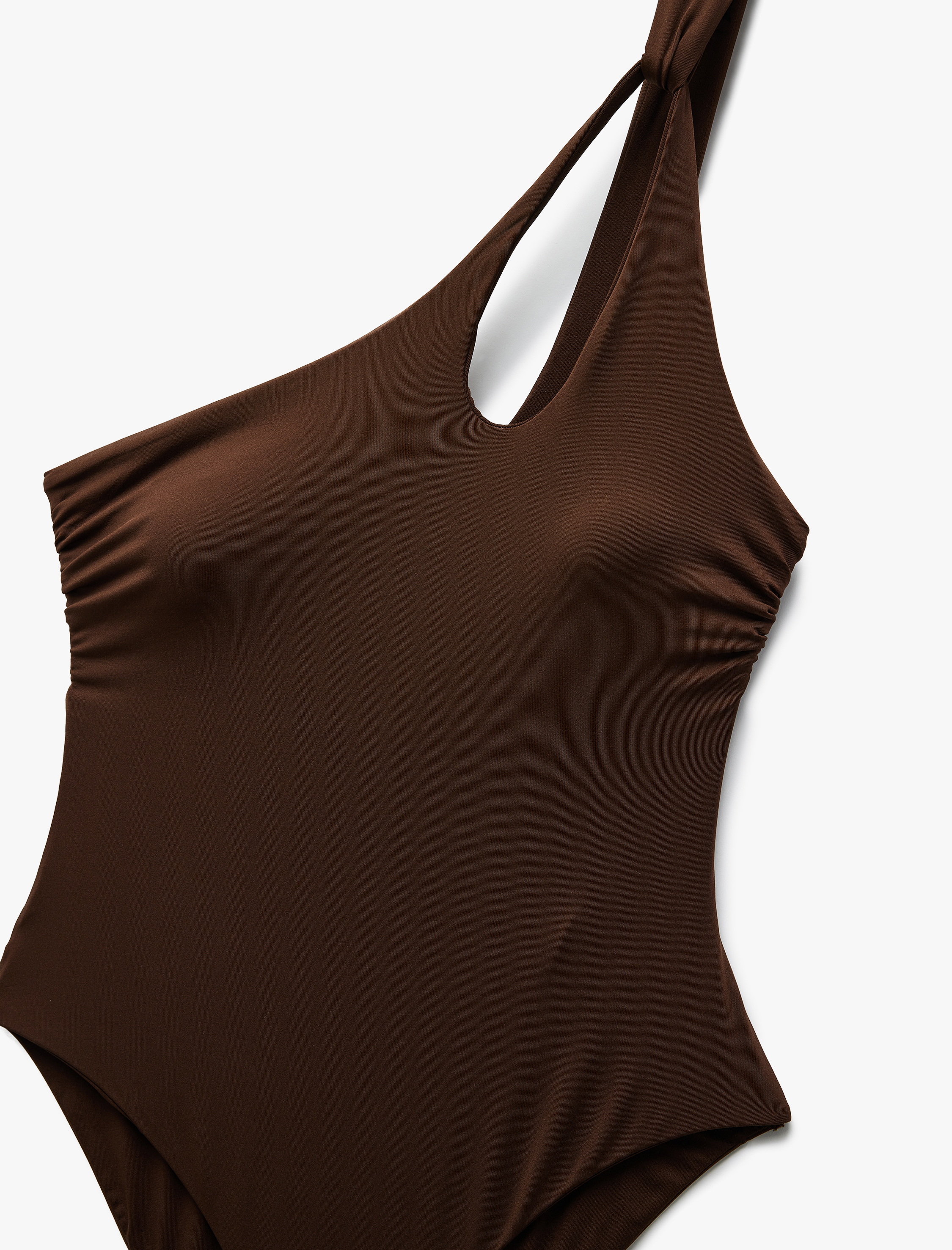 Mat Kumaş Tek Omuz Mayo