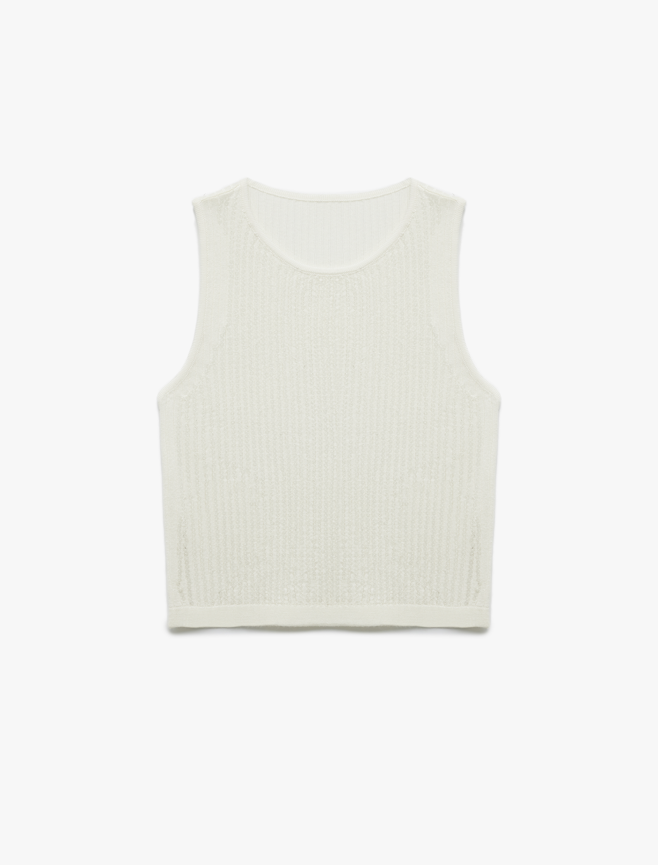   Koton X Sima Tarkan - Pul Payet İşlemeli Bisiklet Yaka Kolsuz Triko Atlet