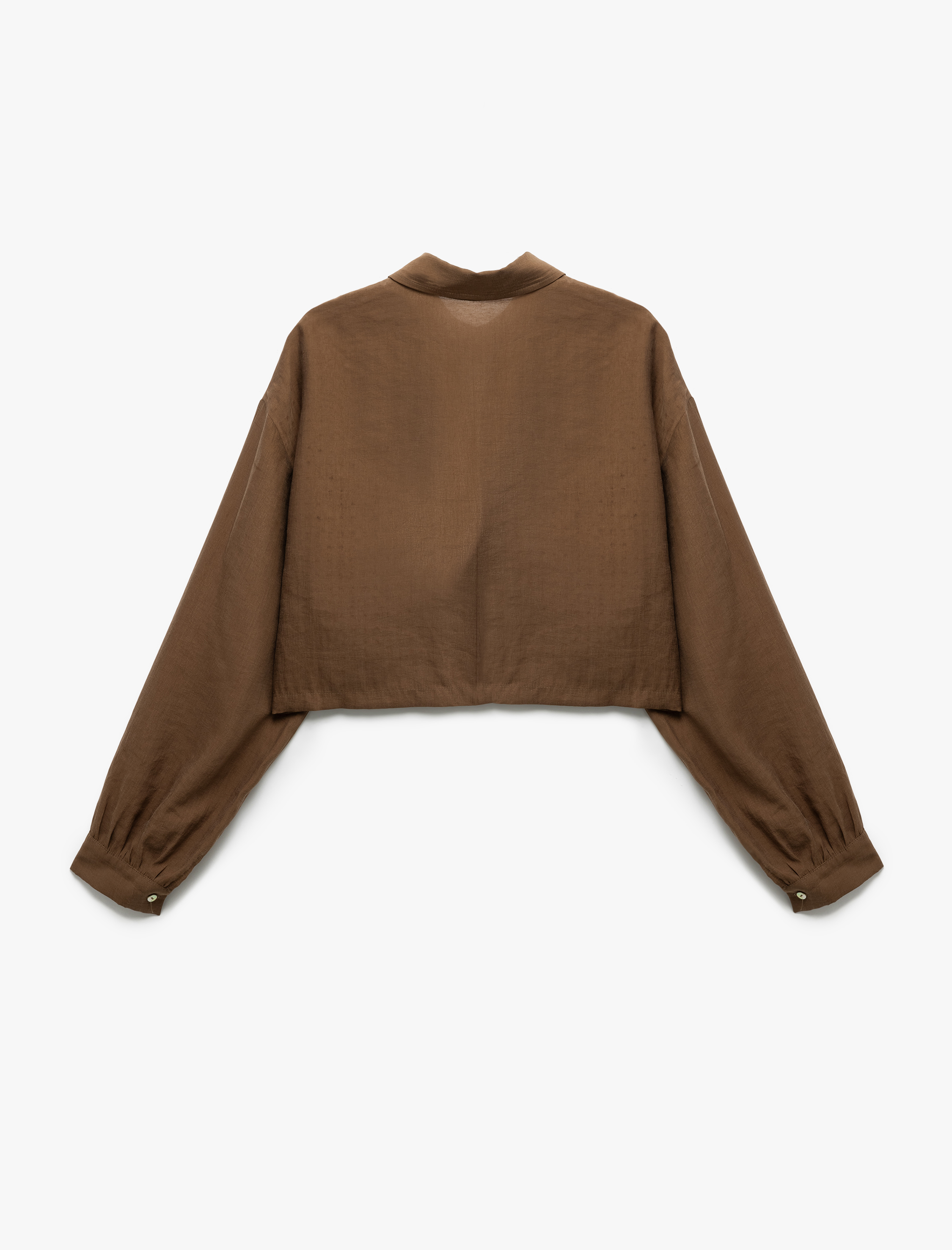   Koton X Sima Tarkan - Kapaklı Cep Detaylı Modal Kumaş Uzun Kollu Klasik Yaka Gömlek