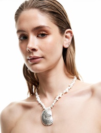 Deniz Kabuğu Detaylı Taşlı Kolye - Koton X Sima Tarkan