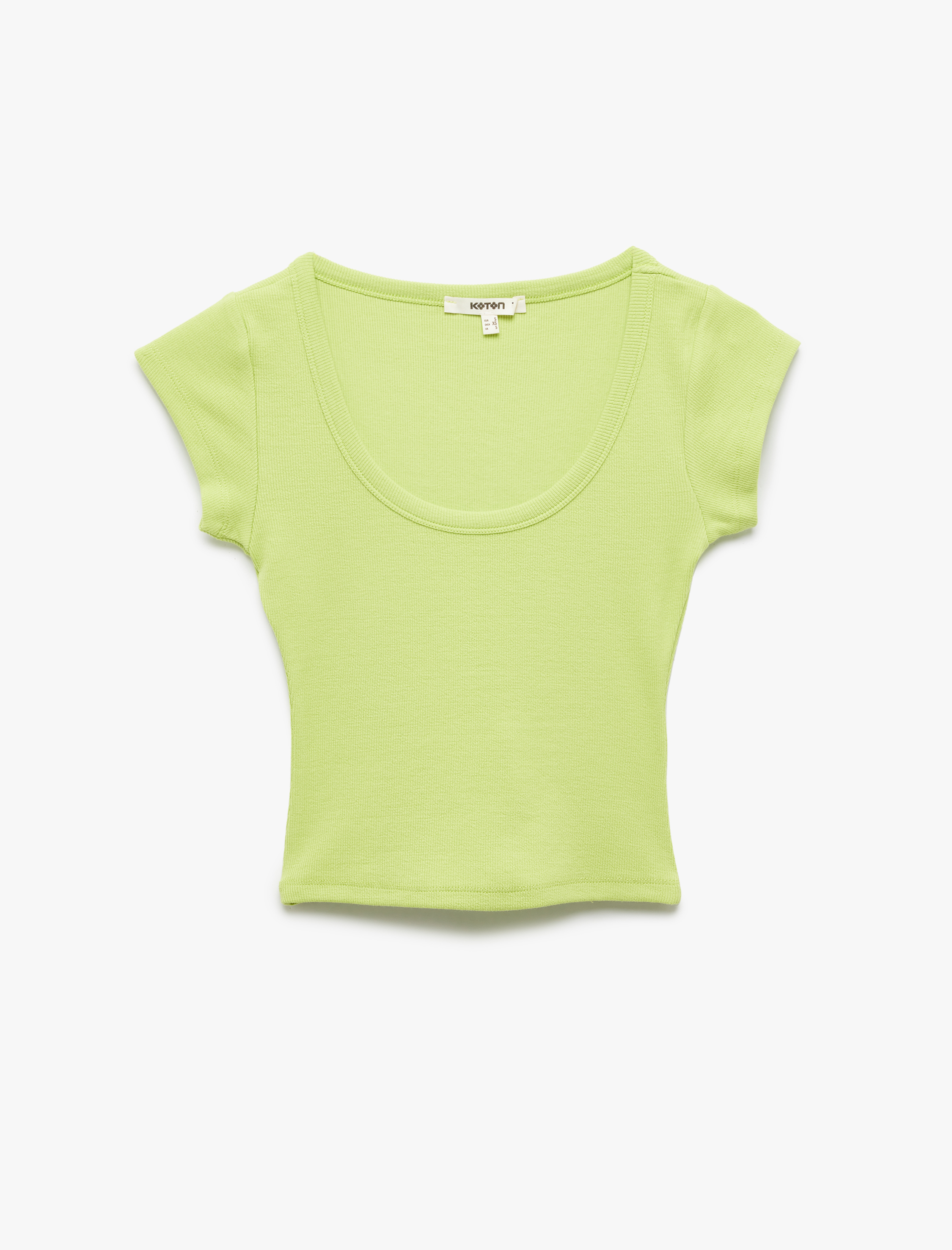   Pamuklu Slim Fit Kısa Kollu Bisiklet Yaka Tişört