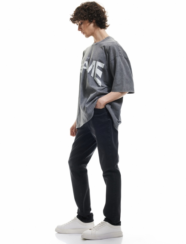 Normal Bel Pamuklu Slim Fit Jean Pantolon - Brad Jean_0
