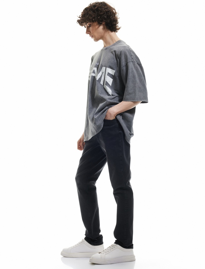  Normal Bel Pamuklu Slim Fit Jean Pantolon - Brad Jean