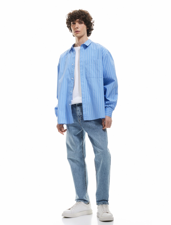  Normal Bel Pamuklu Tapered Fit Jean Pantolon - Joe Jean