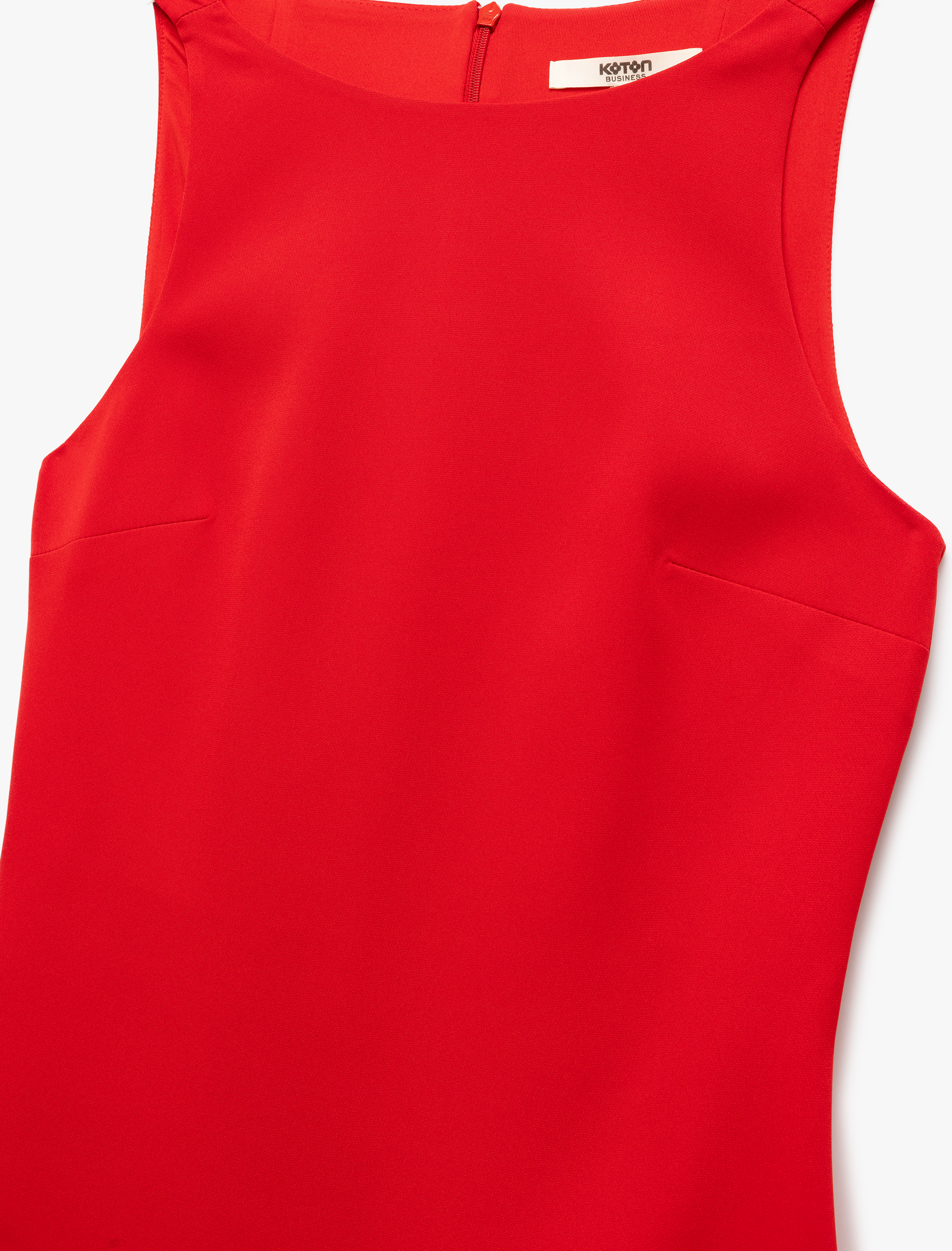   Kolsuz Bisiklet Yaka Mini Balon Elbise