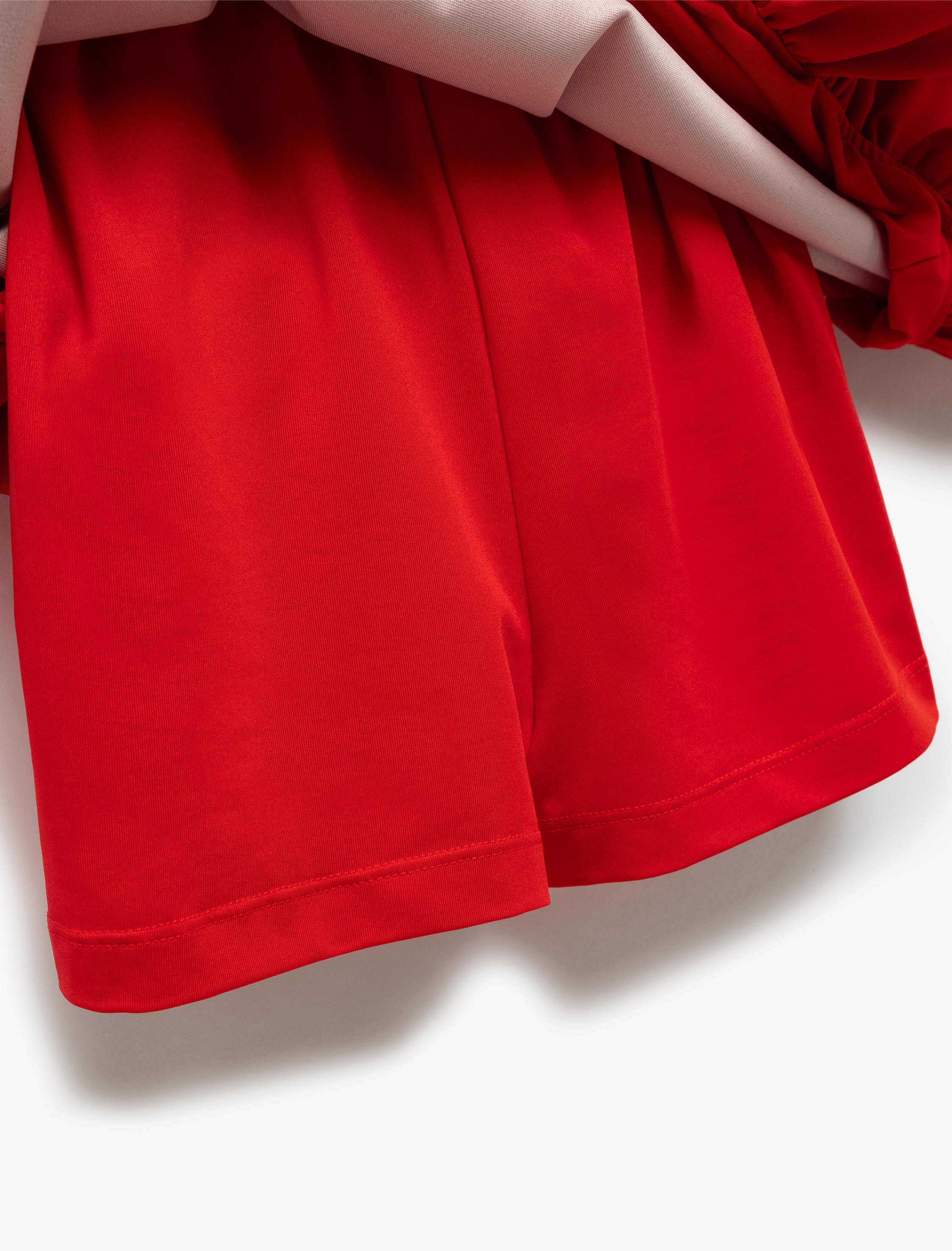   Kolsuz Bisiklet Yaka Mini Balon Elbise