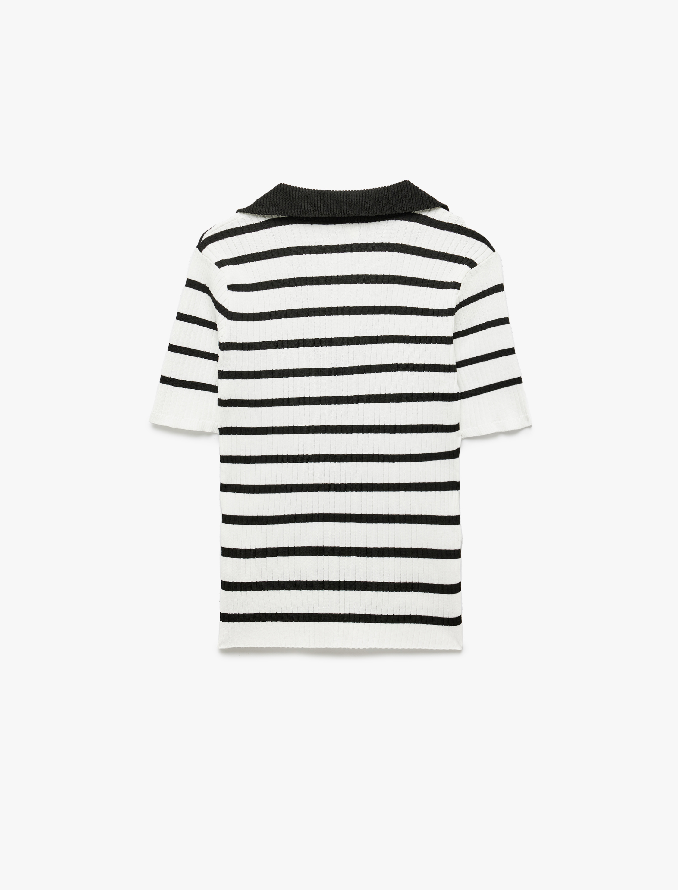 Kısa Kollu Polo Yaka Triko Kazak