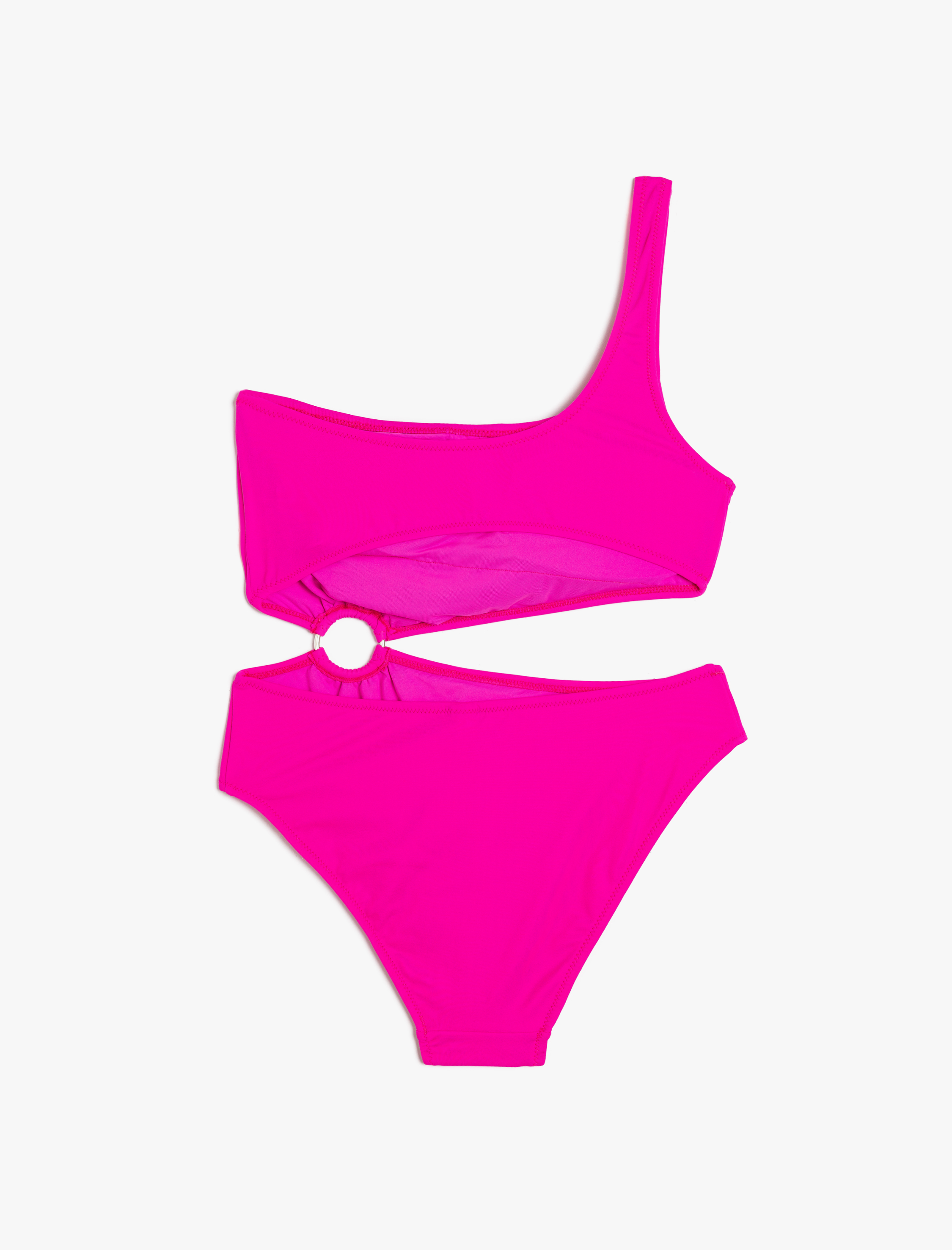   Tek Omuz Mayokini Halka Detaylı