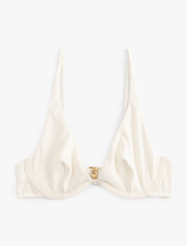 Dokulu Fitilli Balenli Bikini Üstü_2