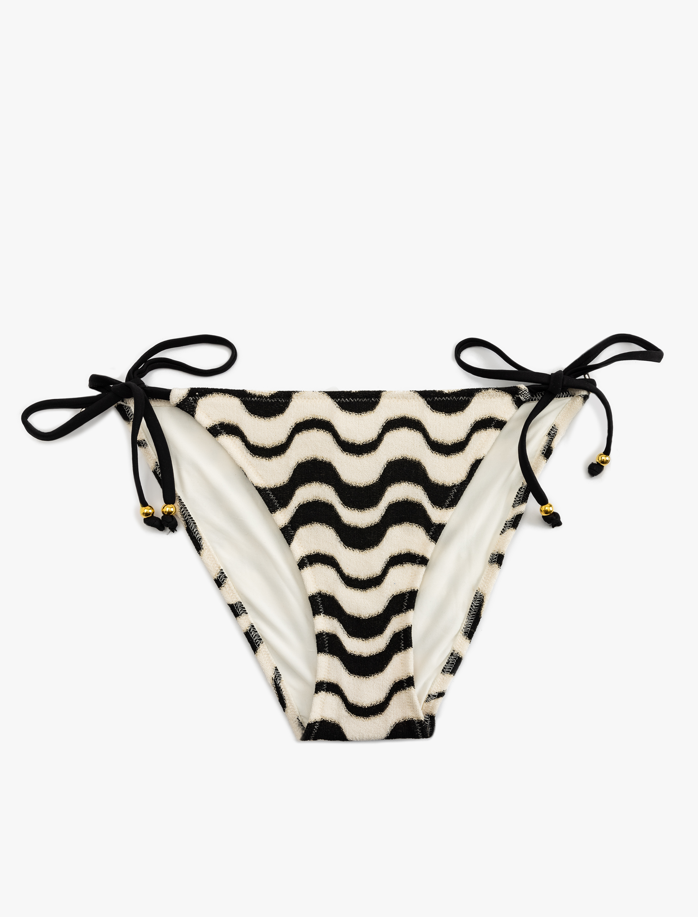   Su Yolu Desenli İpli Bikini Altı