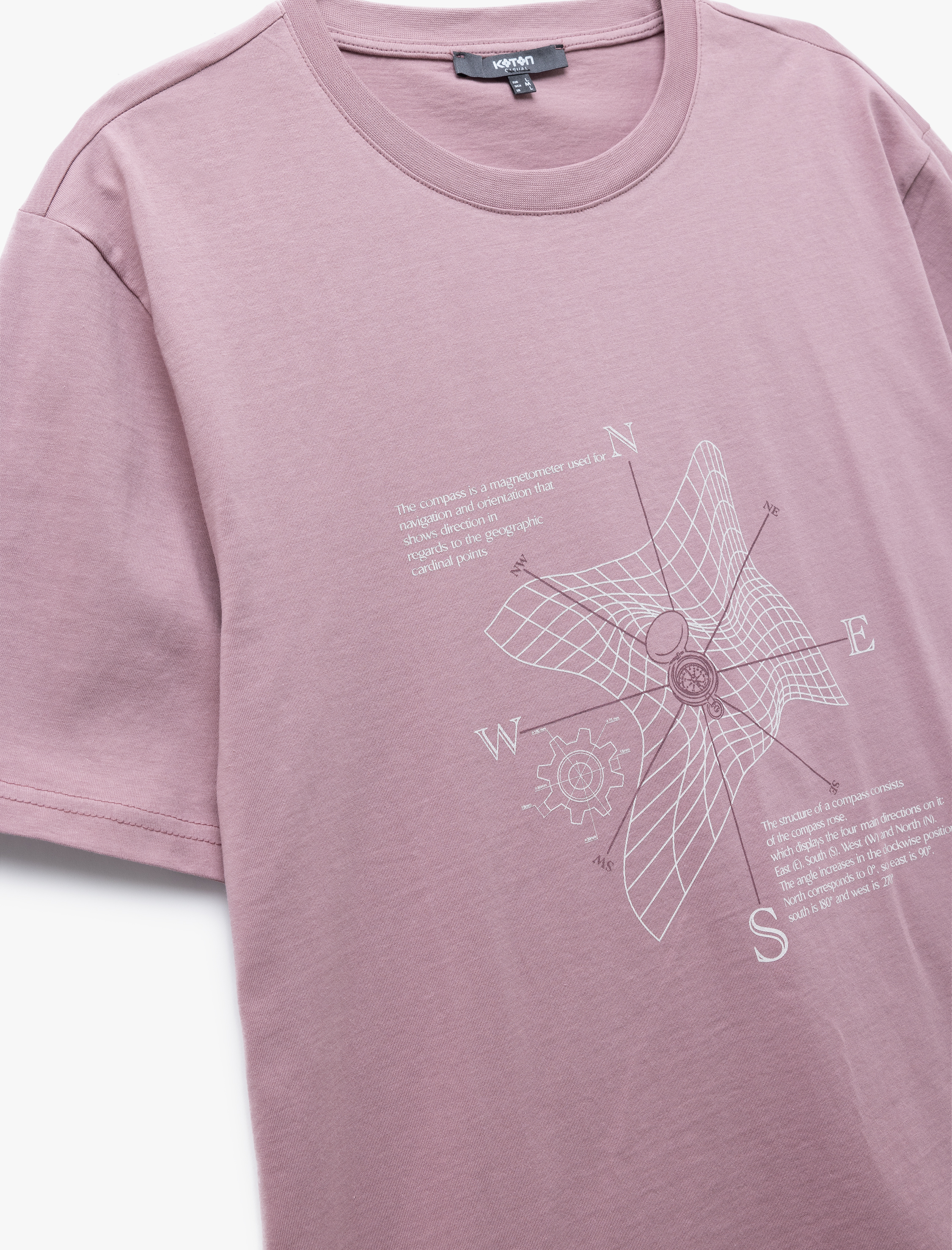   Pamuklu Regular Fit Bisiklet Yaka Kısa Kollu Baskılı Tişört