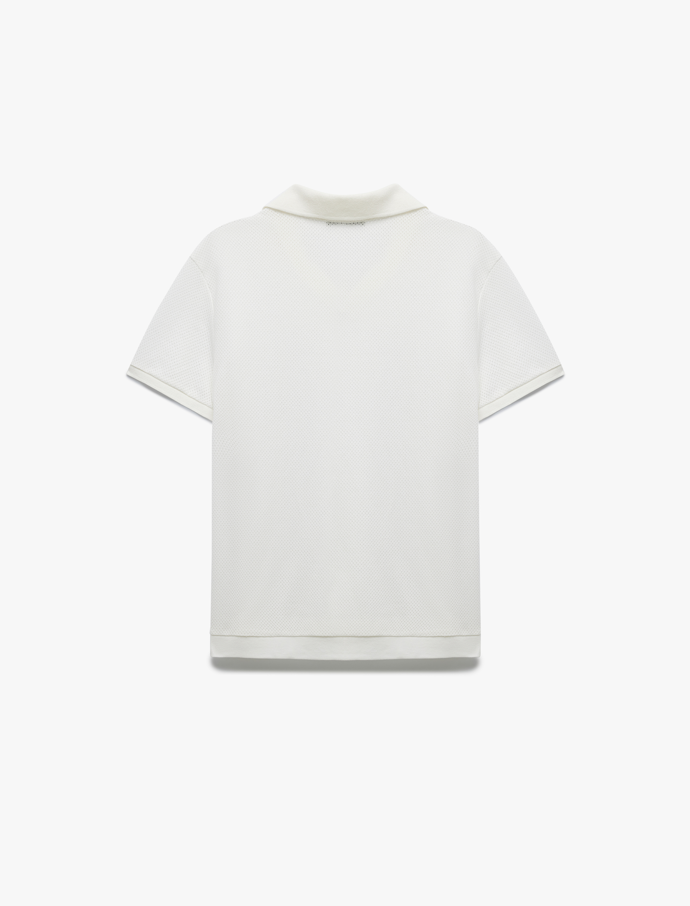   Dokulu Regular Fit Kısa Kollu V Yaka Polo Tişört