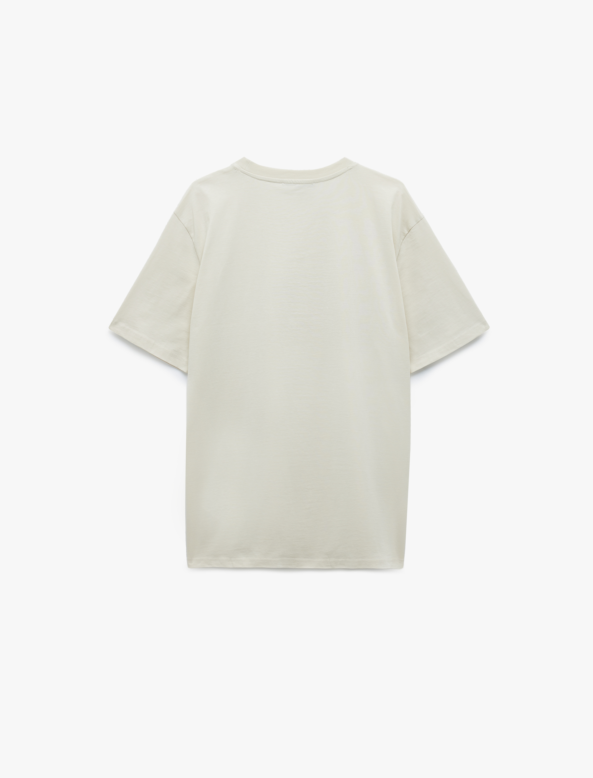   Bisiklet Yaka Regular Fit Kısa Kollu Pamuklu Baskılı Tişört