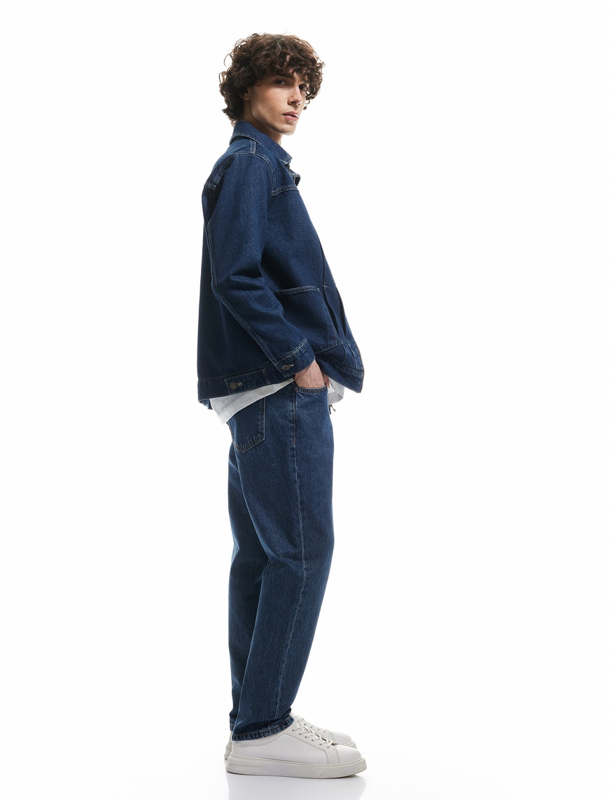   Normal Bel Pamuklu 90's Slim Fit Jean Pantolon - Howland Jean