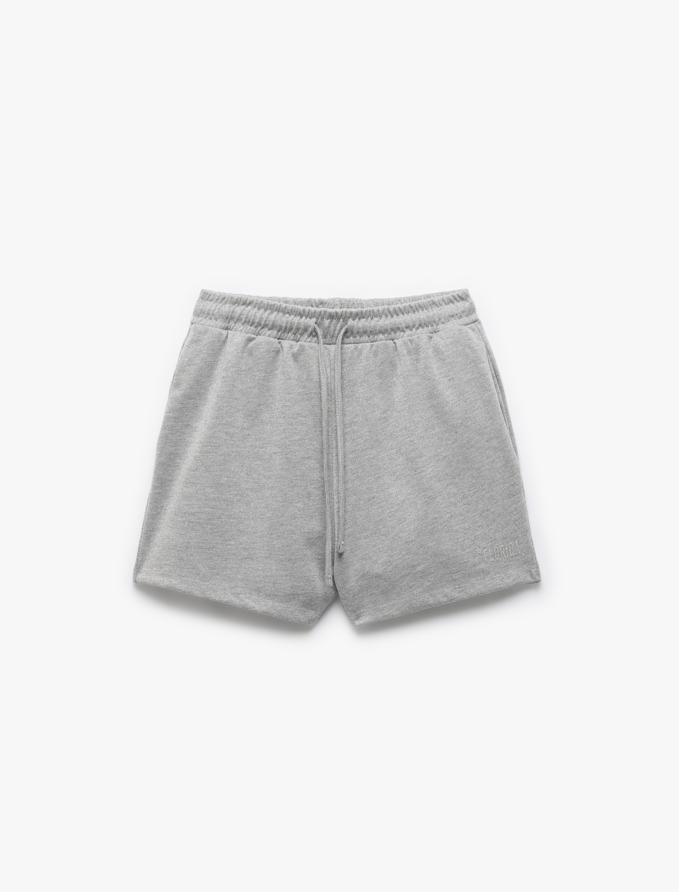   Beli Bağcıklı Nakışlı Dar Kesim Cepli Mini Şort