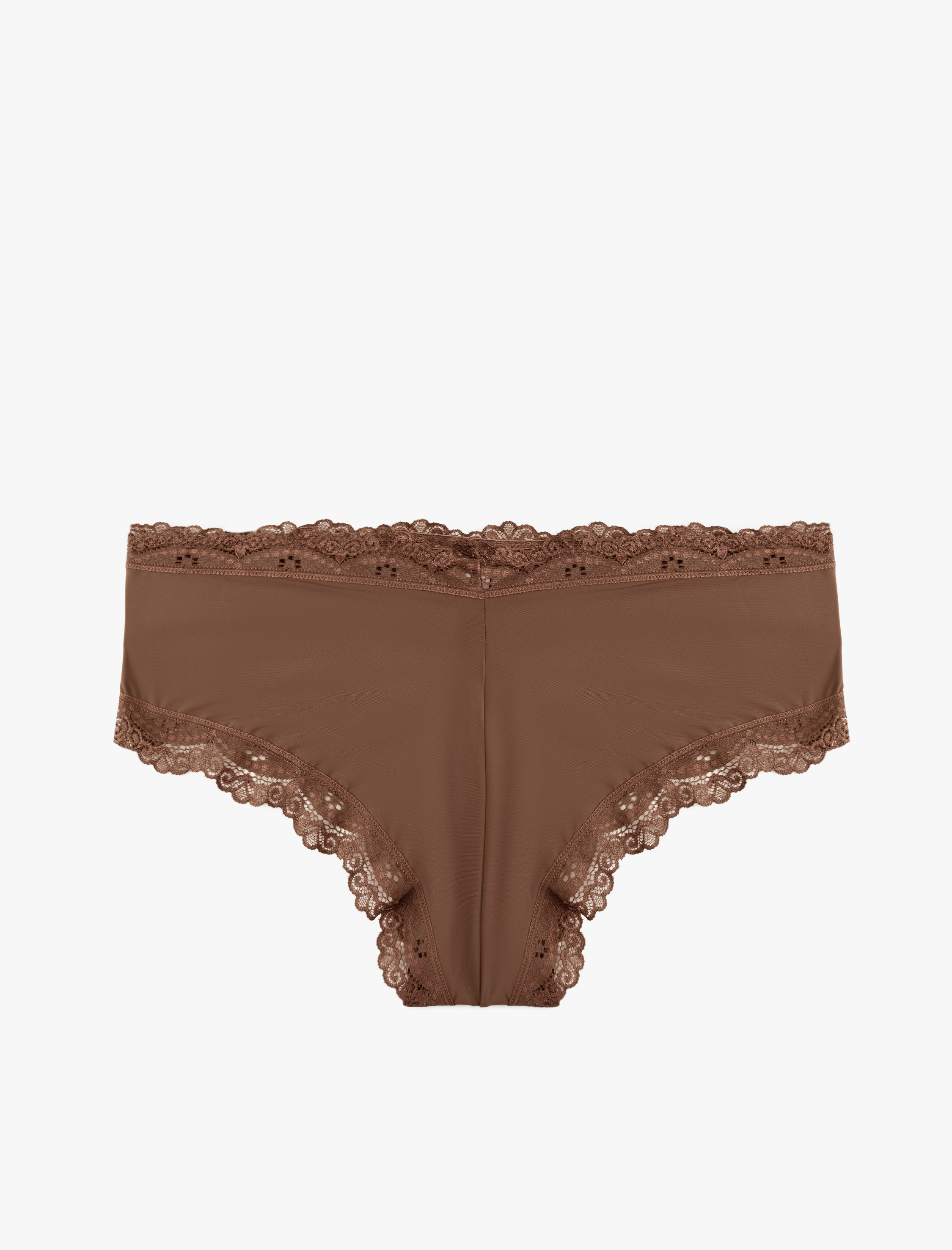   Dantel Detaylı Yüksek Bel Hipster Kadın Külot