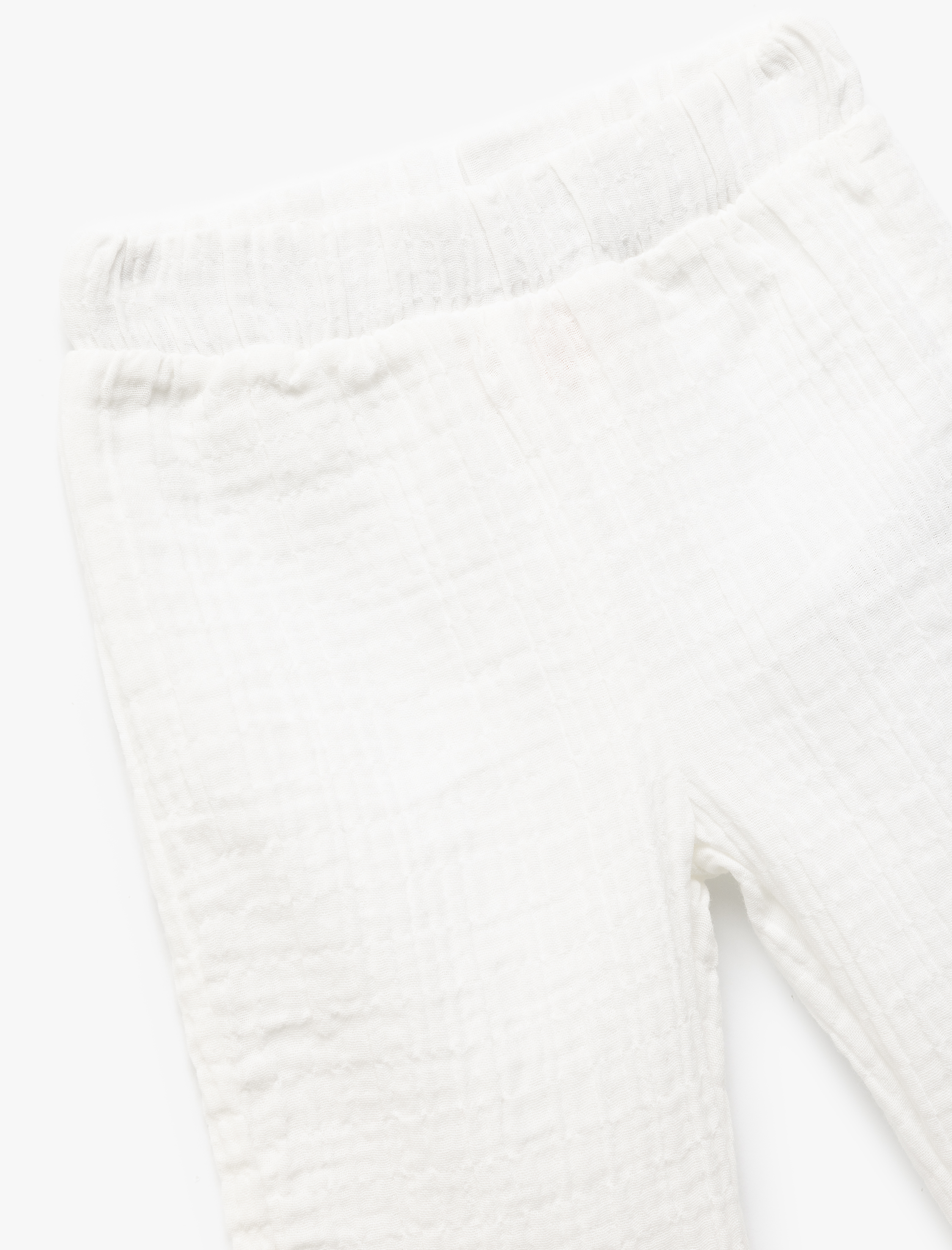  Erkek Bebek Beli Lastikli Pamuklu Cepli Müslin Pantolon