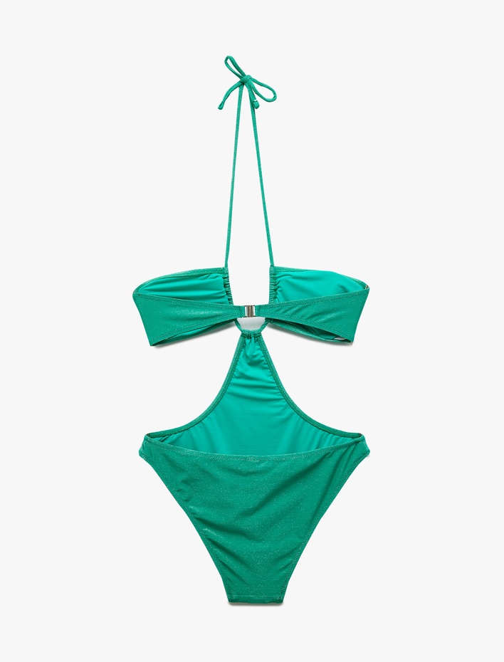  Hafif Destekli Boyundan Bağlamalı Mayokini