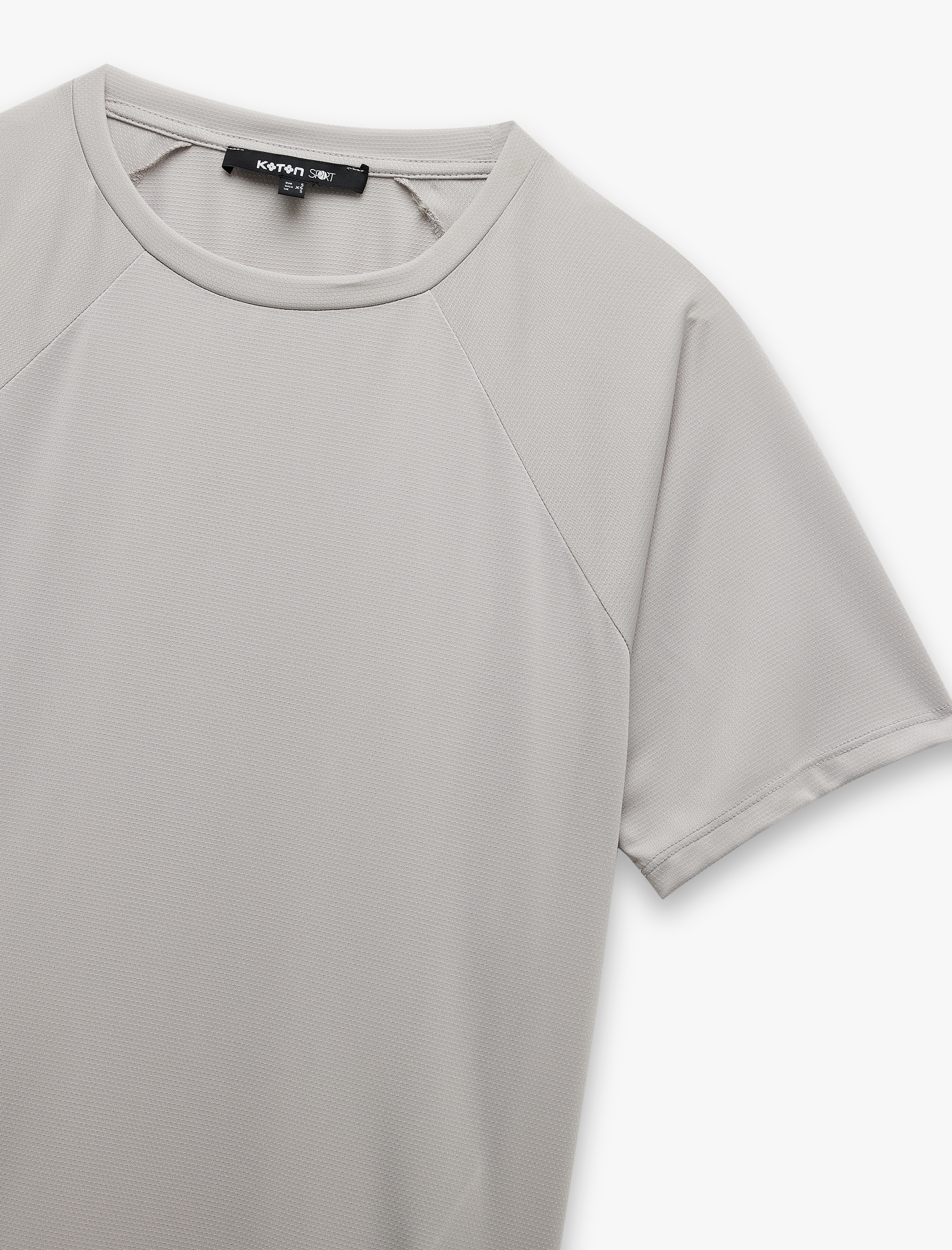   Kısa Kollu Bisiklet Yaka Rahat Kesim Basic Spor Tişört