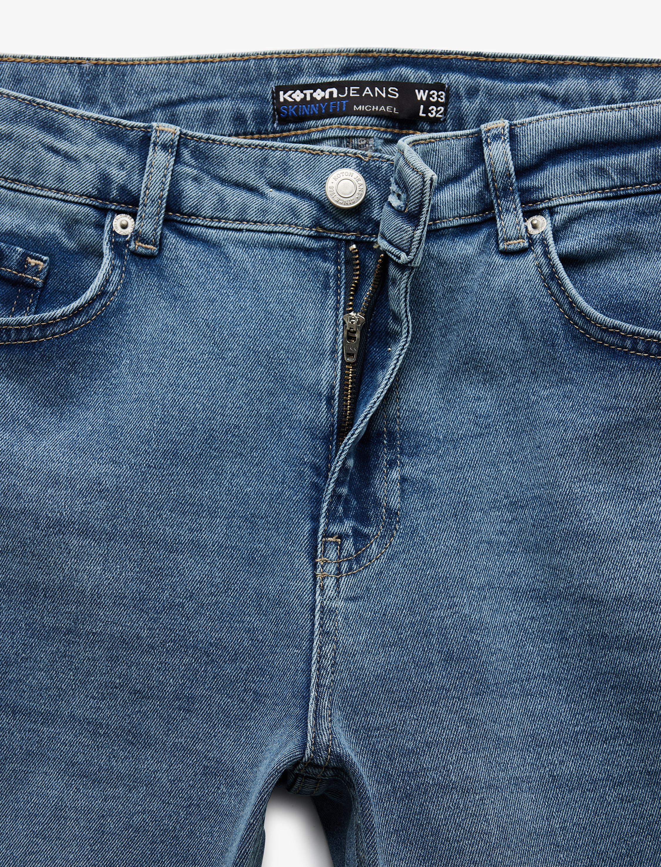   Normal Bel Pamuklu Skinny Fit Jean Pantolon - Michael Jean