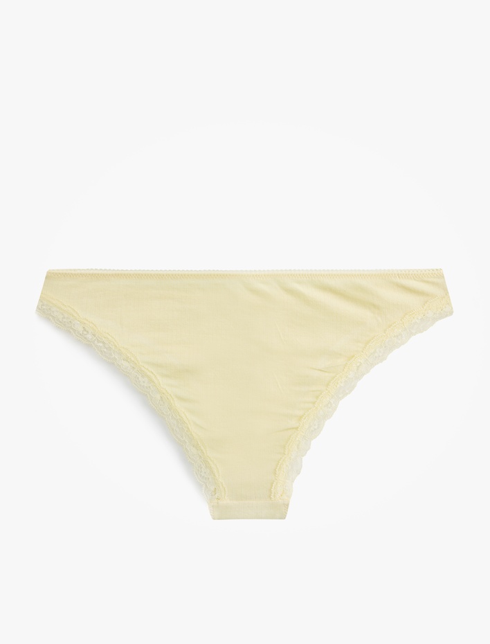  Modal Kumaş Fiyonklu Brief Külot