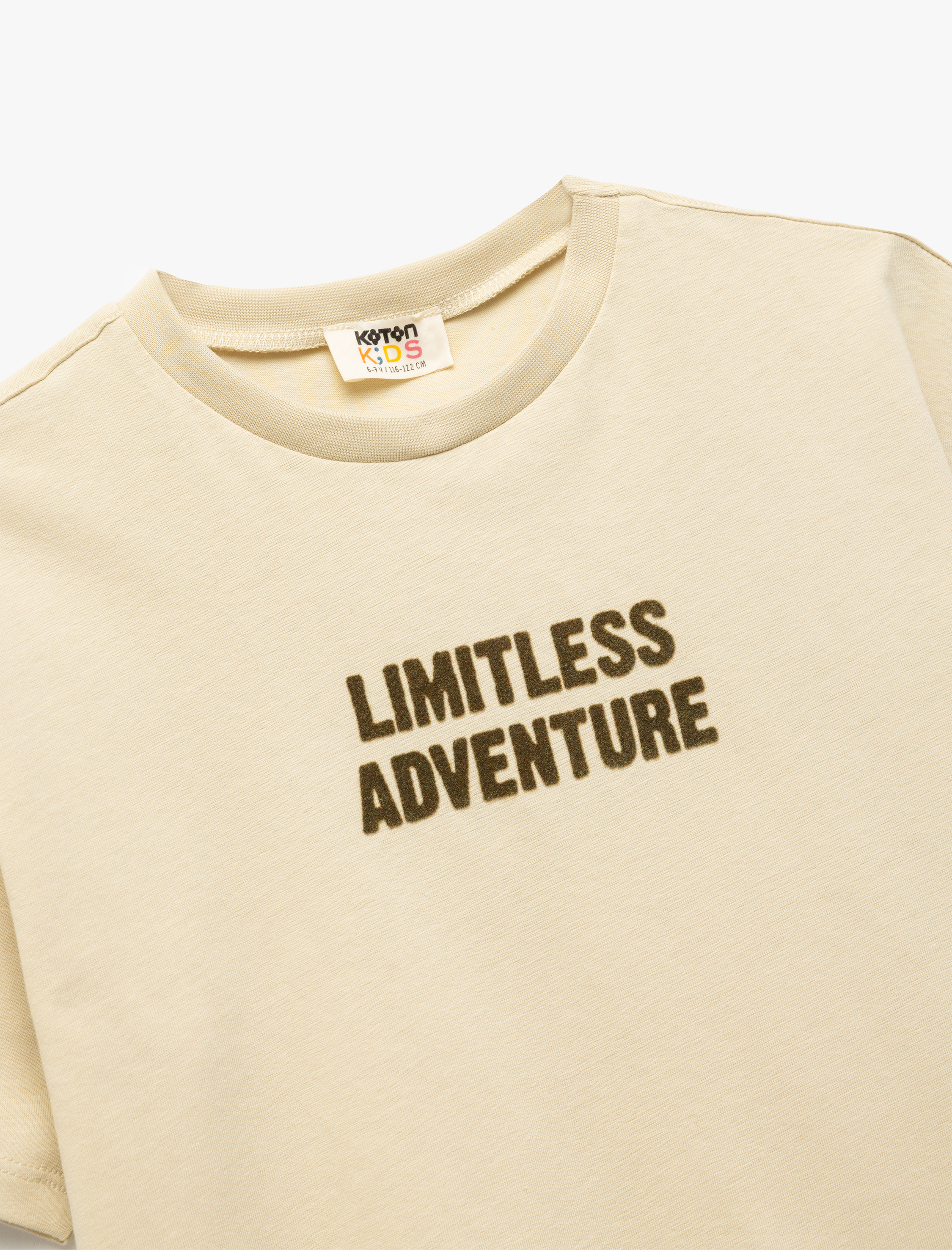  Erkek Çocuk Pamuklu Baskılı Bisiklet Yaka Kısa Kollu Tişört