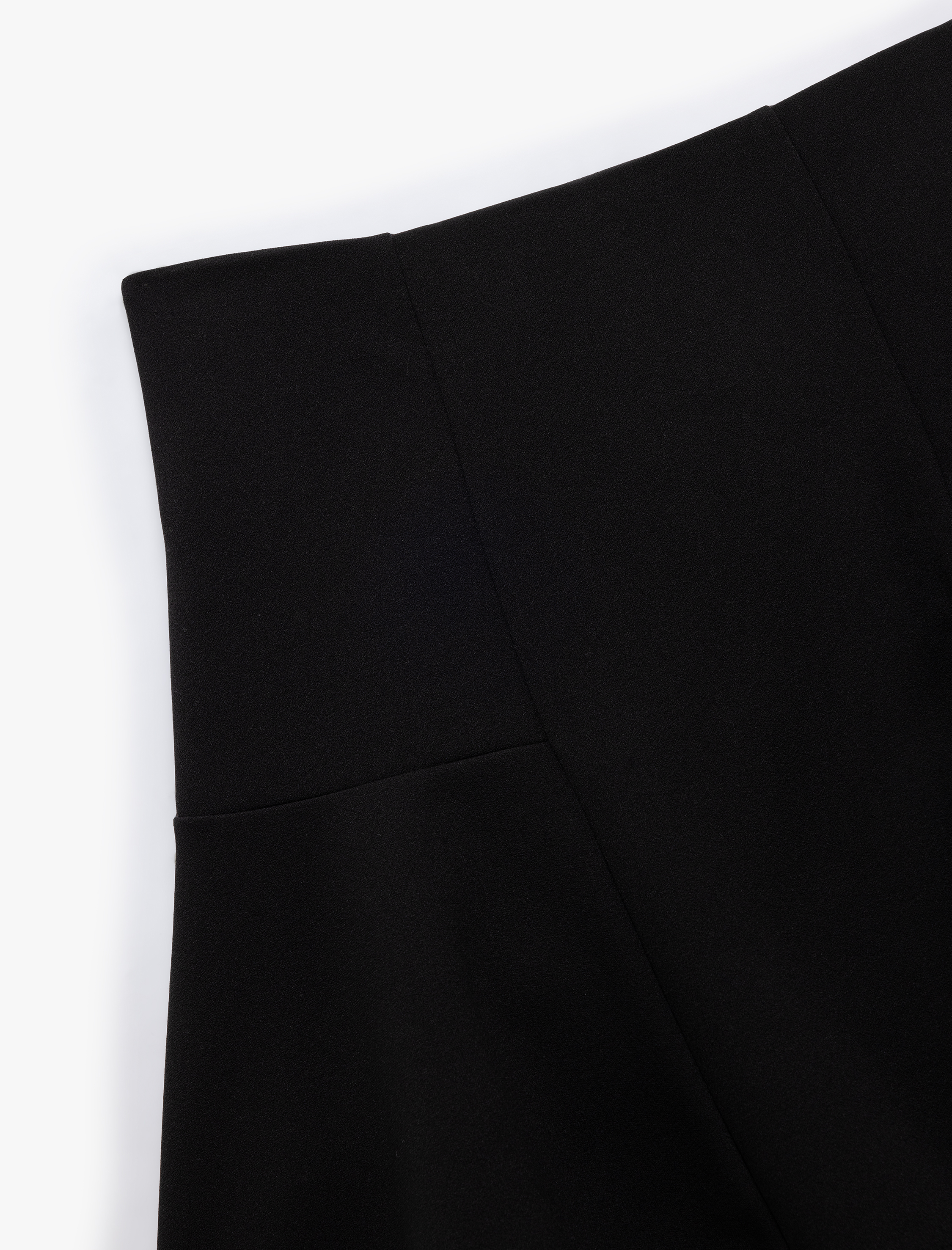   Scuba Kumaş Normal Bel Pileli Mini Etek