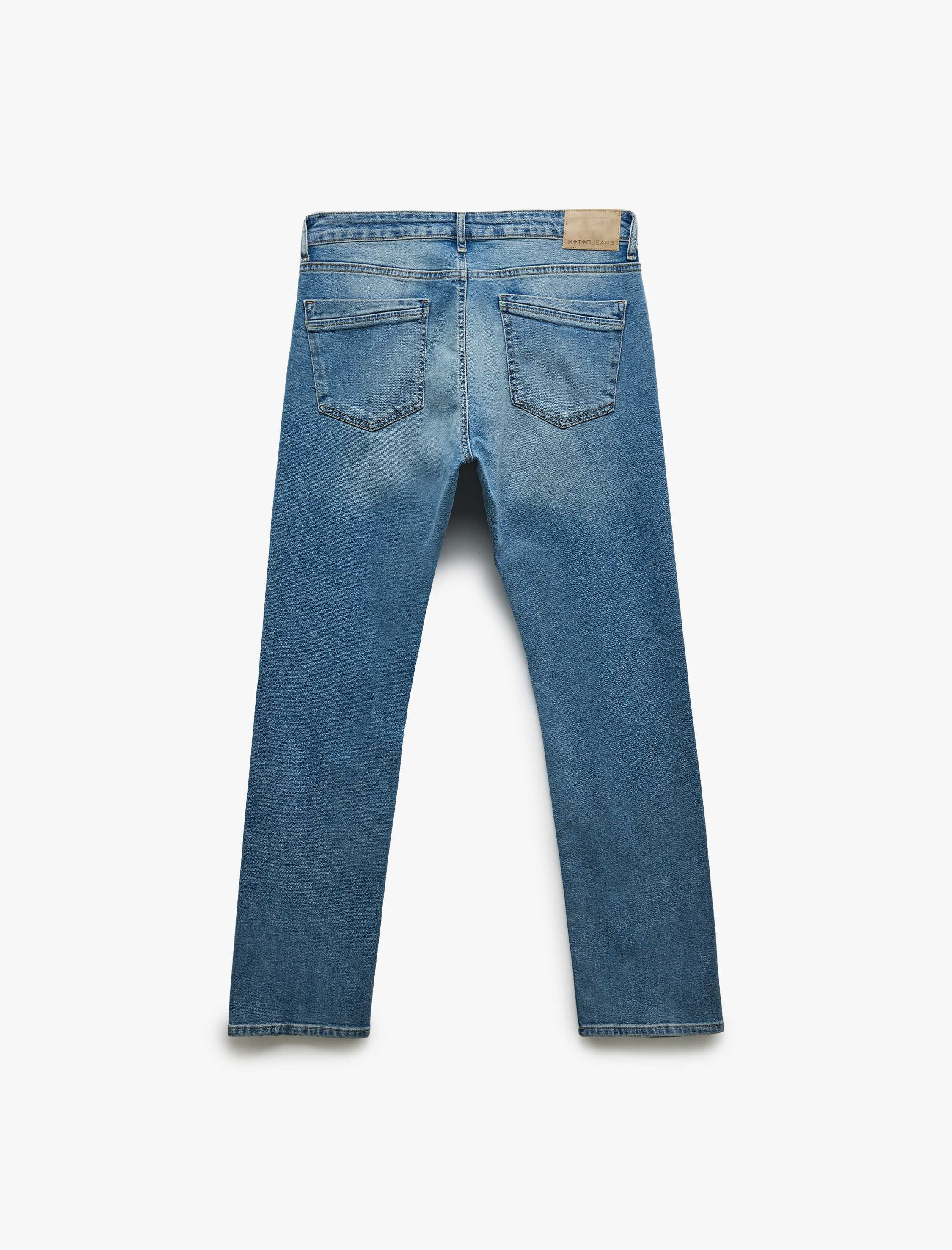   Pamuklu Normal Bel Straight Fit Jean Pantolon - Mark Jean
