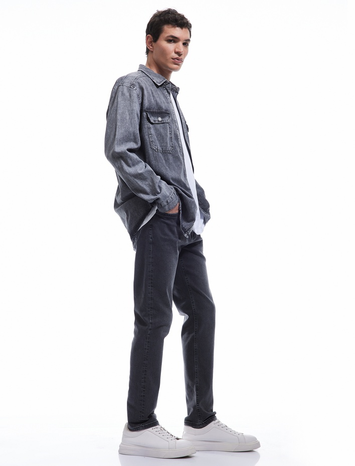  Pamuklu Normal Bel Skinny Fit Jean Pantolon - Michael Jean