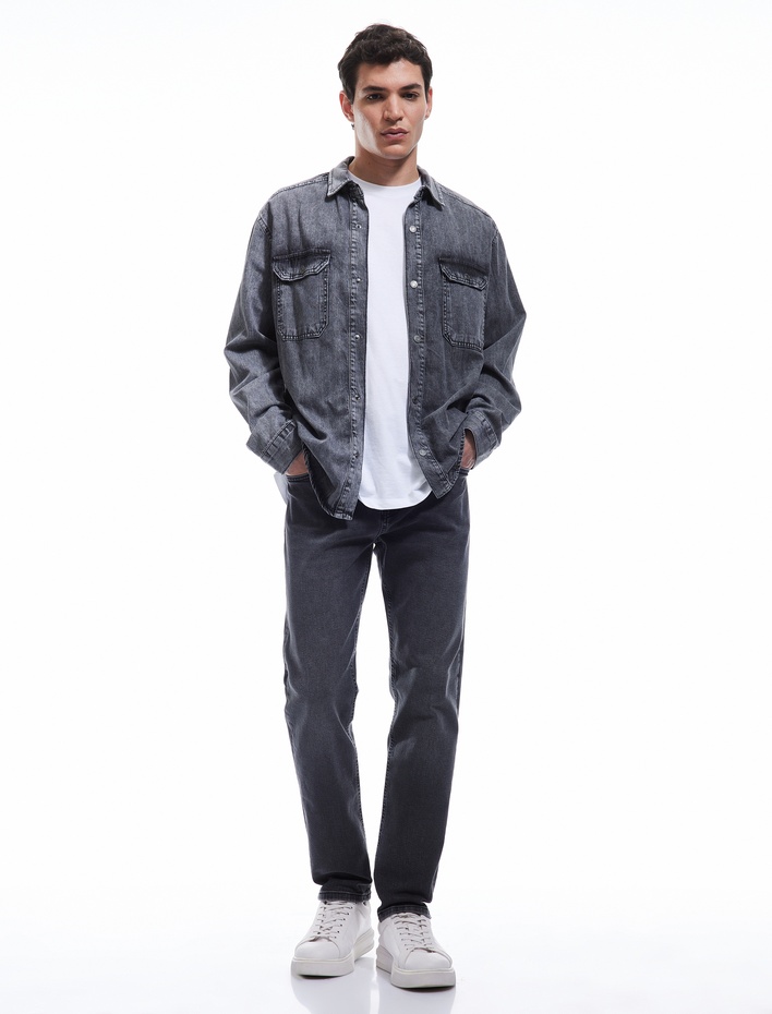  Pamuklu Normal Bel Skinny Fit Jean Pantolon - Michael Jean