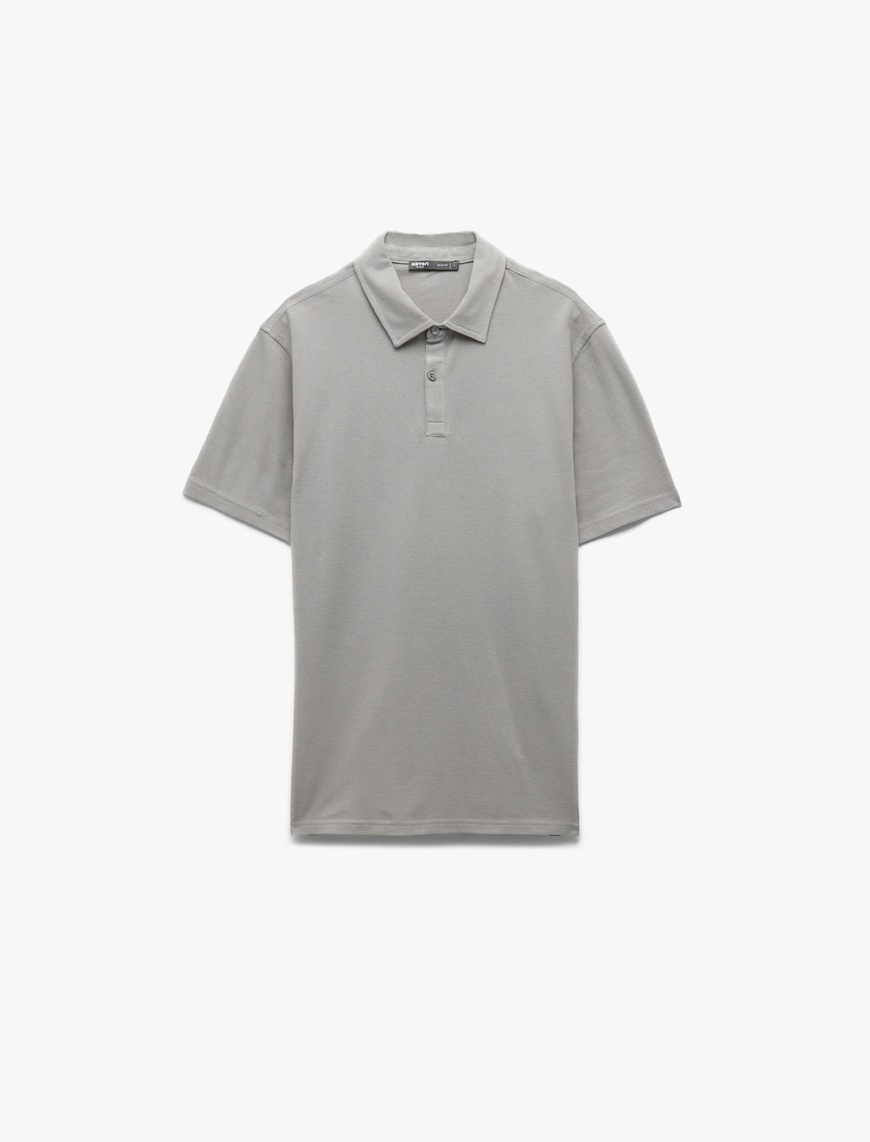   Pamuklu Regular Fit Kısa Kollu Polo Yaka Tişört