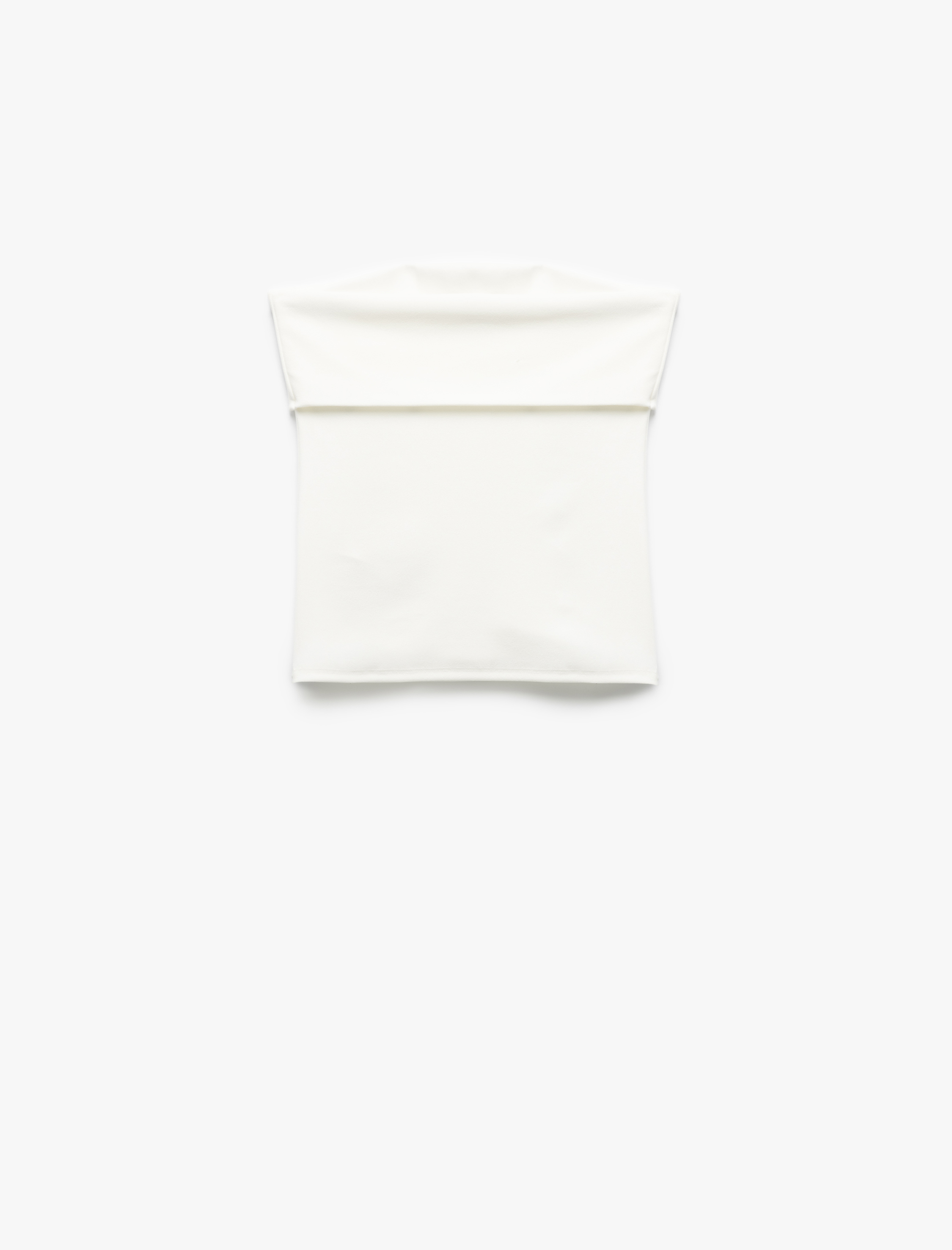   Dar Kesim Straplez Krep Üst