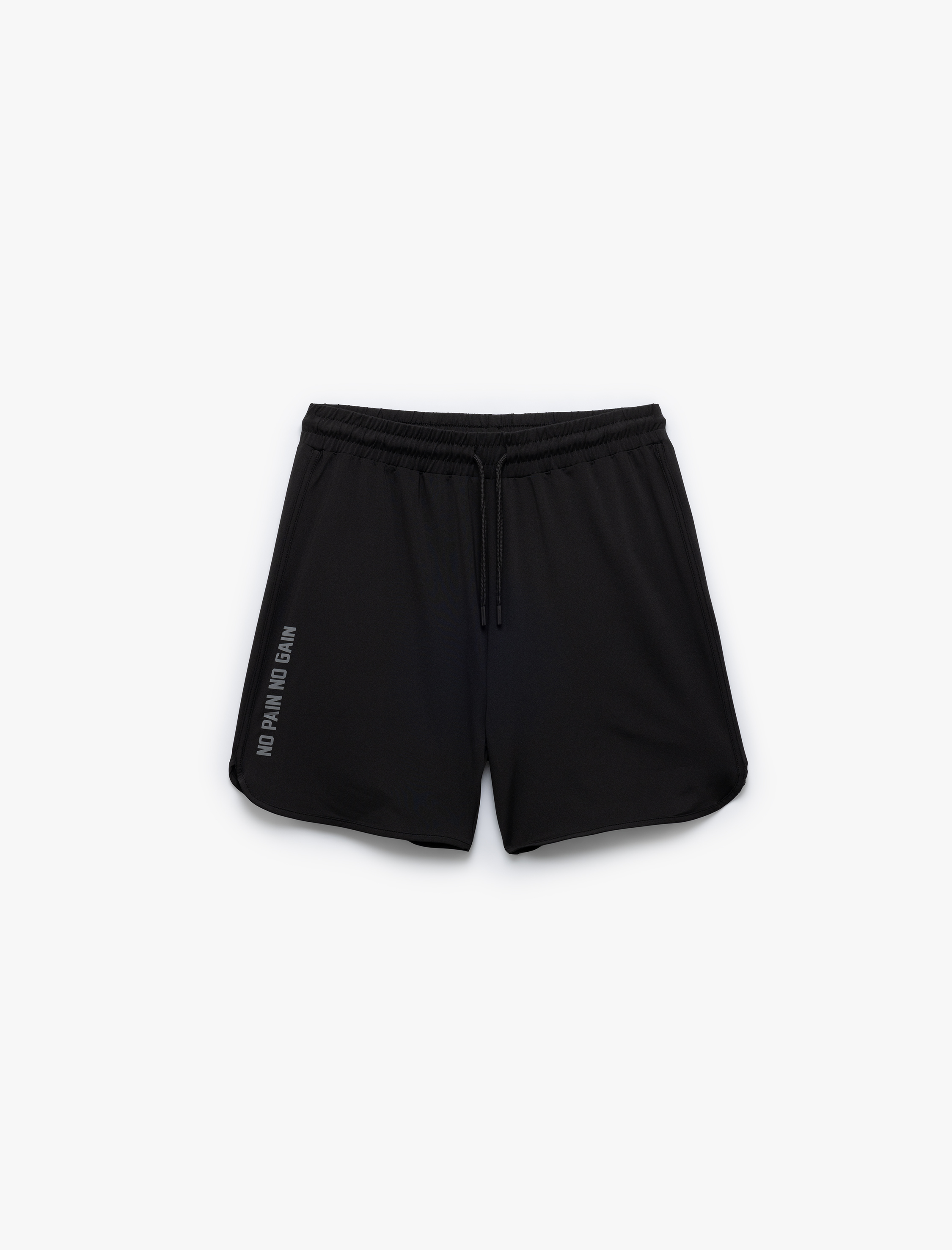   Baskılı Cep Detaylı Beli Bağcıklı Spor Şort