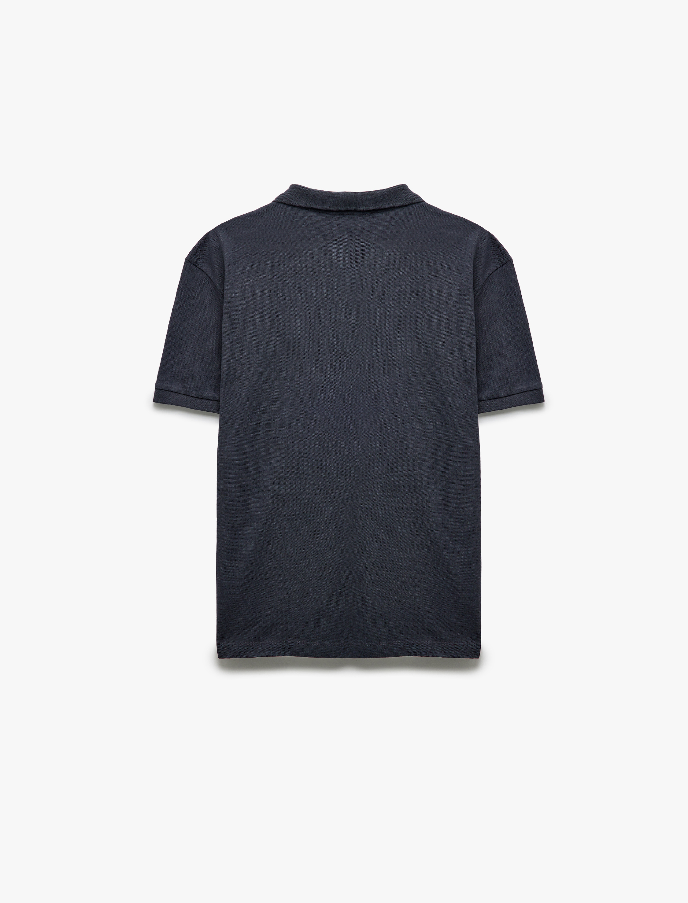   Kısa Kollu Pamuklu Pike Kumaş Polo Yaka Slim Fit Tişört