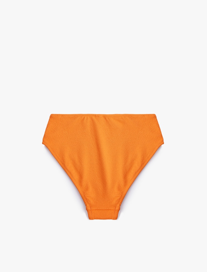  Yüksek Bel Dokulu Bikini Altı