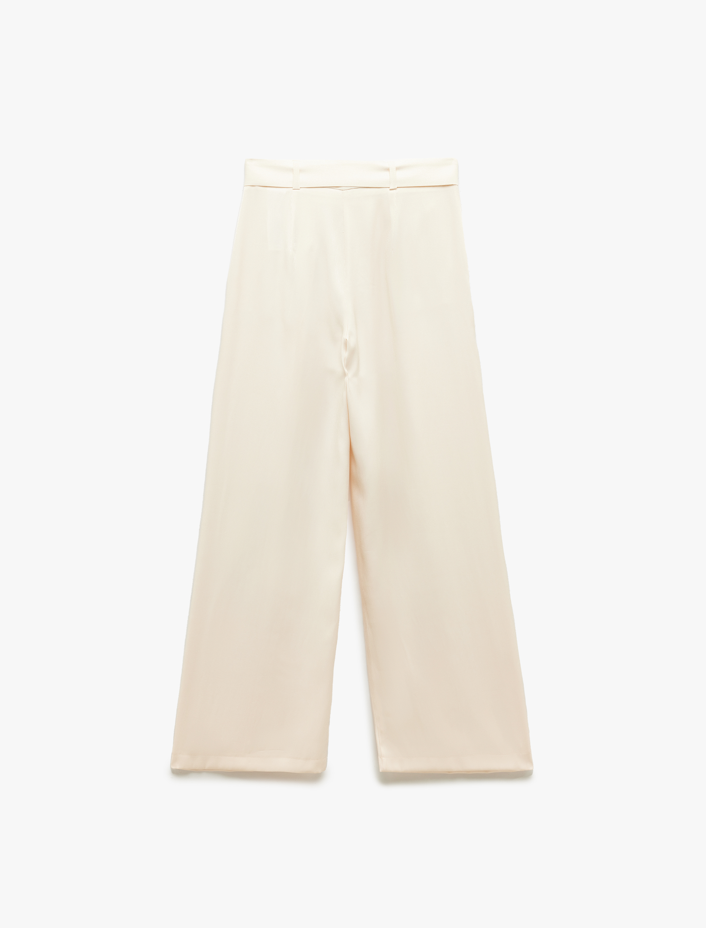   Koton X Sima Tarkan - Viskon Kumaş Cepli Kemer Detaylı Palazzo Pantolon