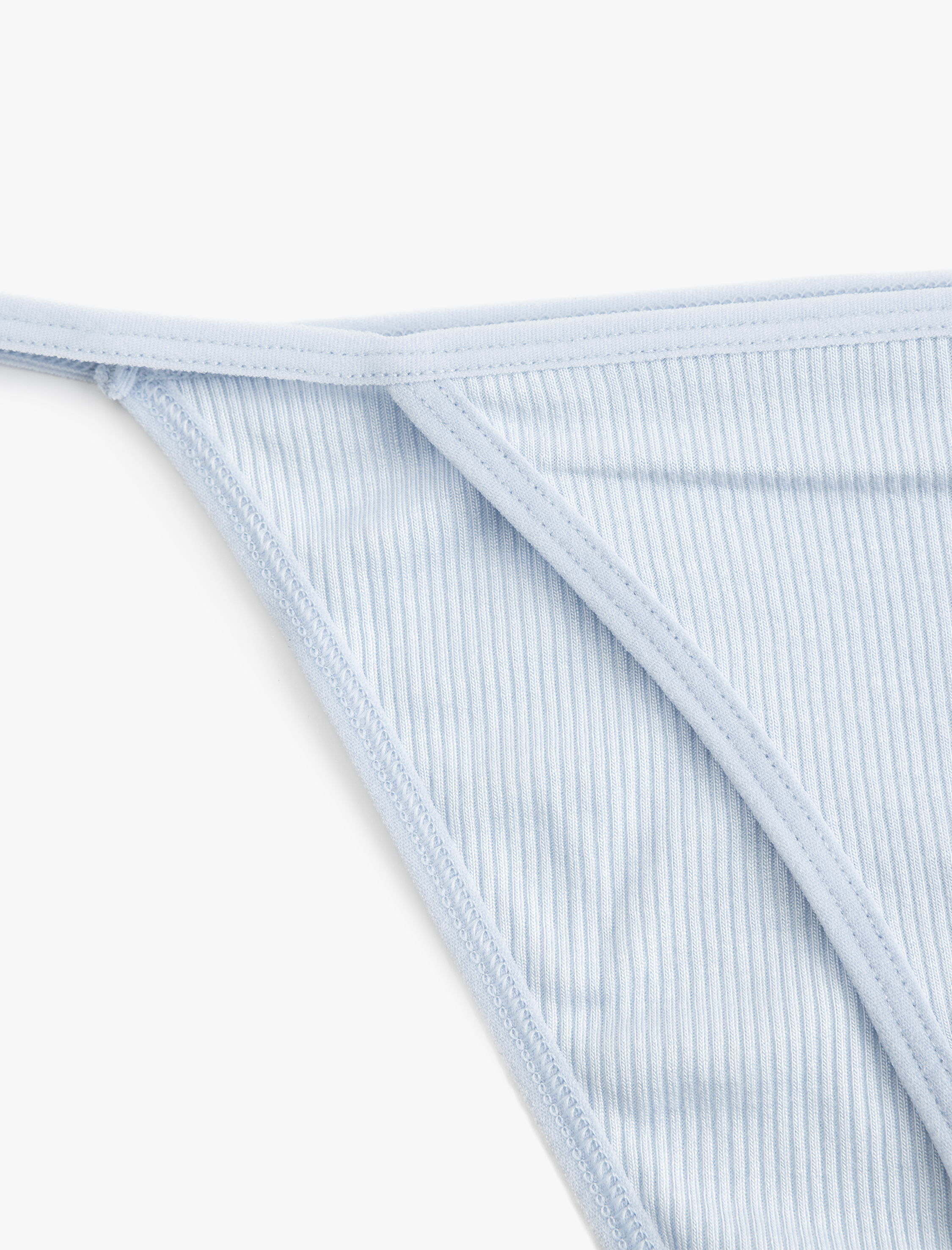   Viskon Yanları İpli Brief Külot