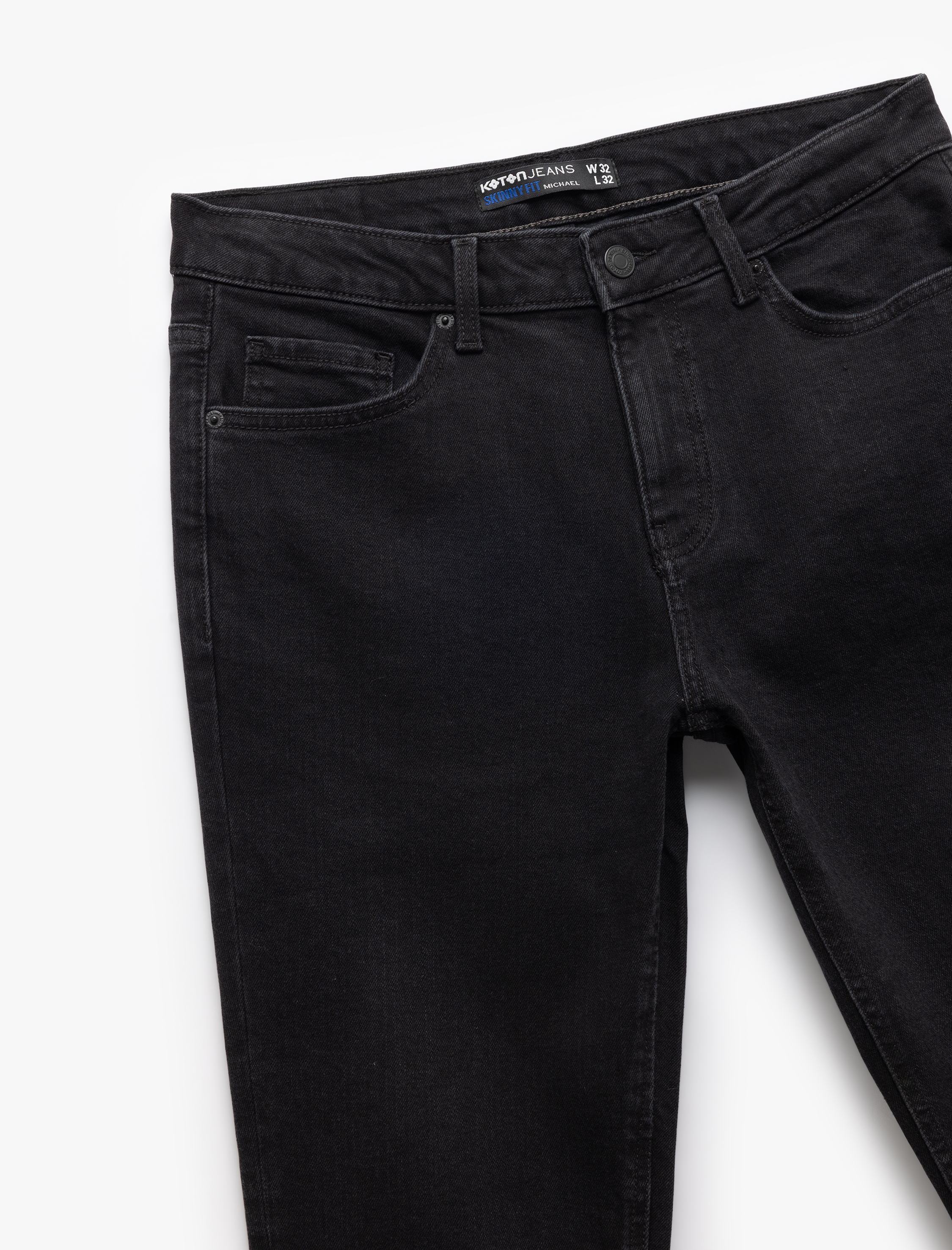   Pamuklu Normal Bel Düğmeli Skinny Fit Jean Pantolon - Michael Jean