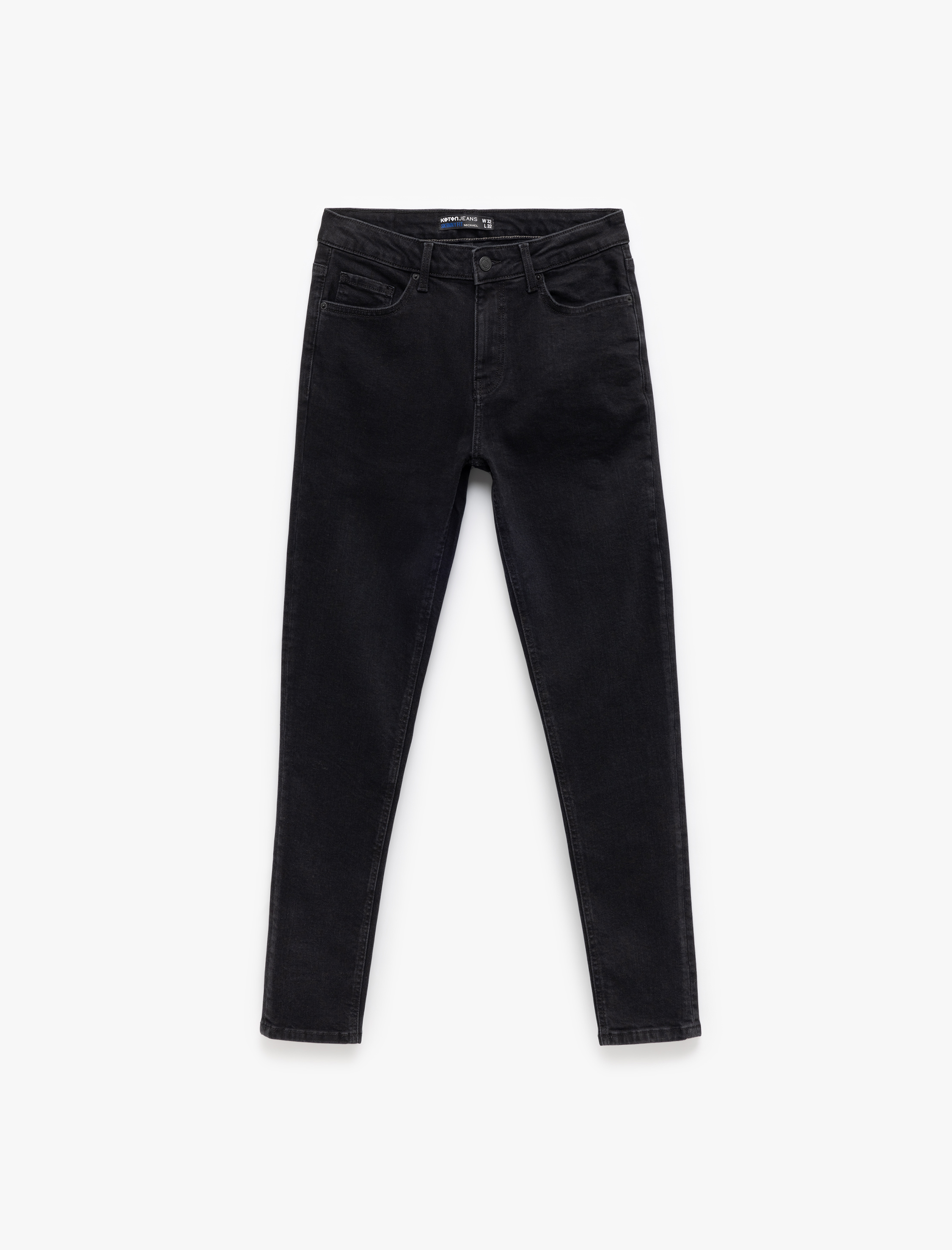   Pamuklu Normal Bel Düğmeli Skinny Fit Jean Pantolon - Michael Jean