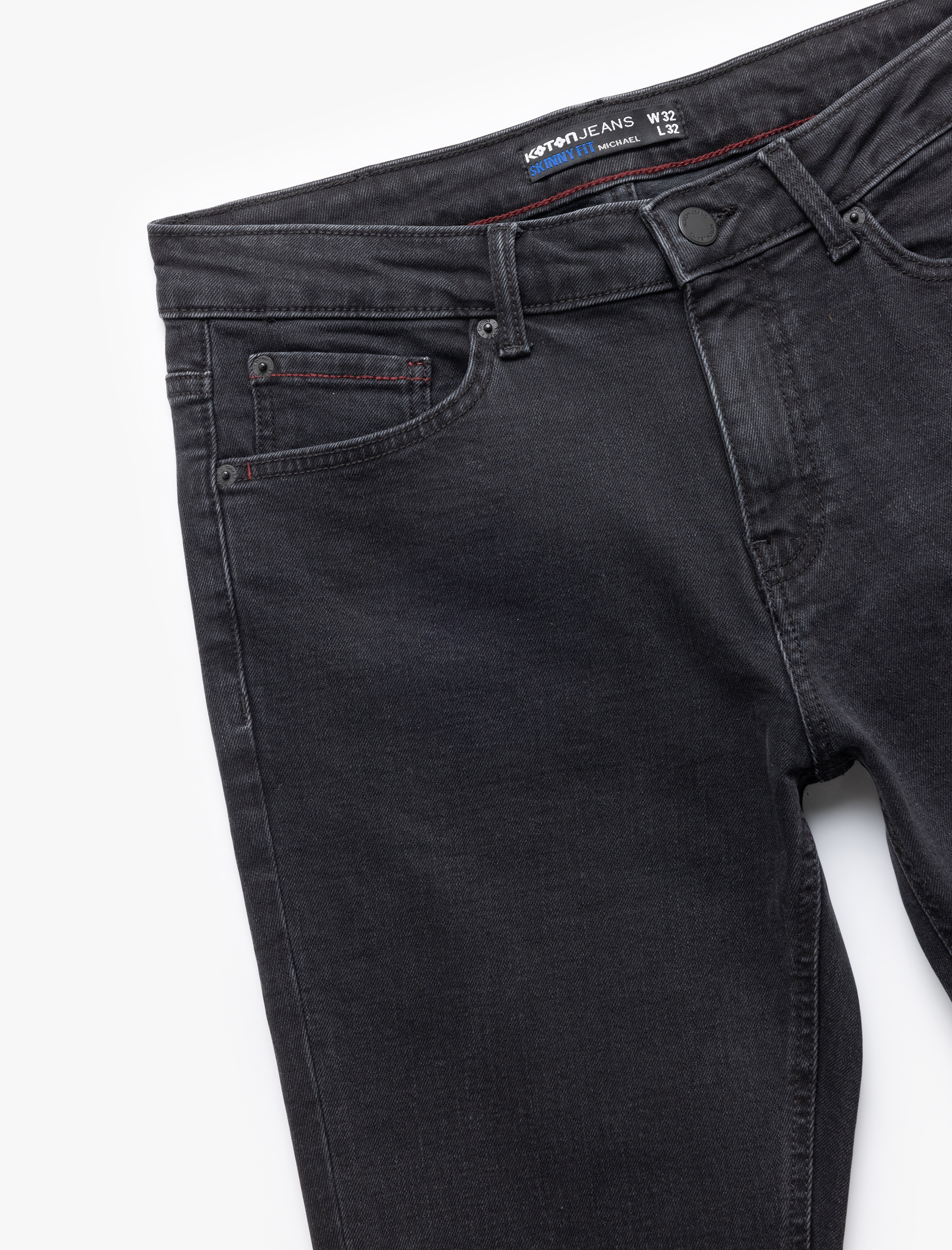   Pamuklu Normal Bel Düğmeli Skinny Fit Jean Pantolon - Michael Jean