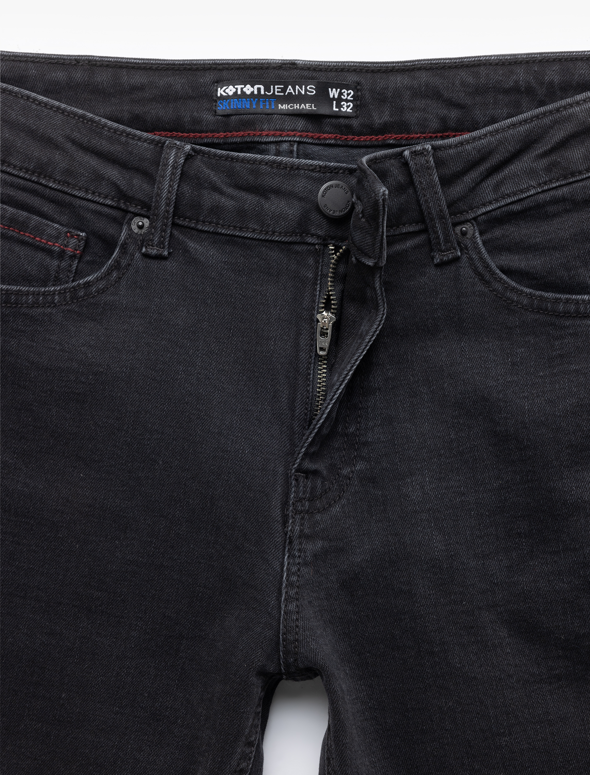   Pamuklu Normal Bel Düğmeli Skinny Fit Jean Pantolon - Michael Jean