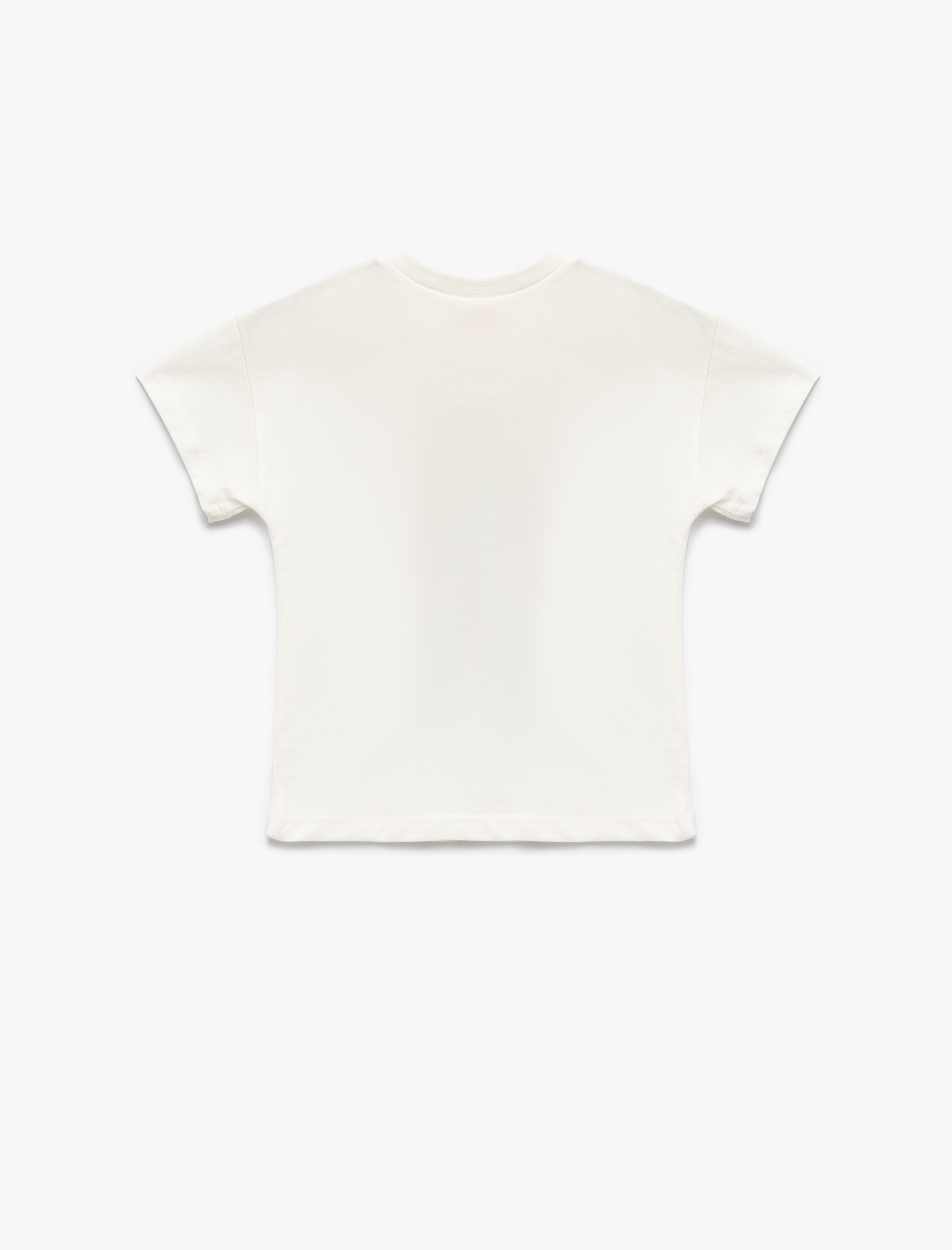 Kız Bebek Kısa Kollu Bisiklet Yaka Pamuklu Atatürk Baskılı Tişört