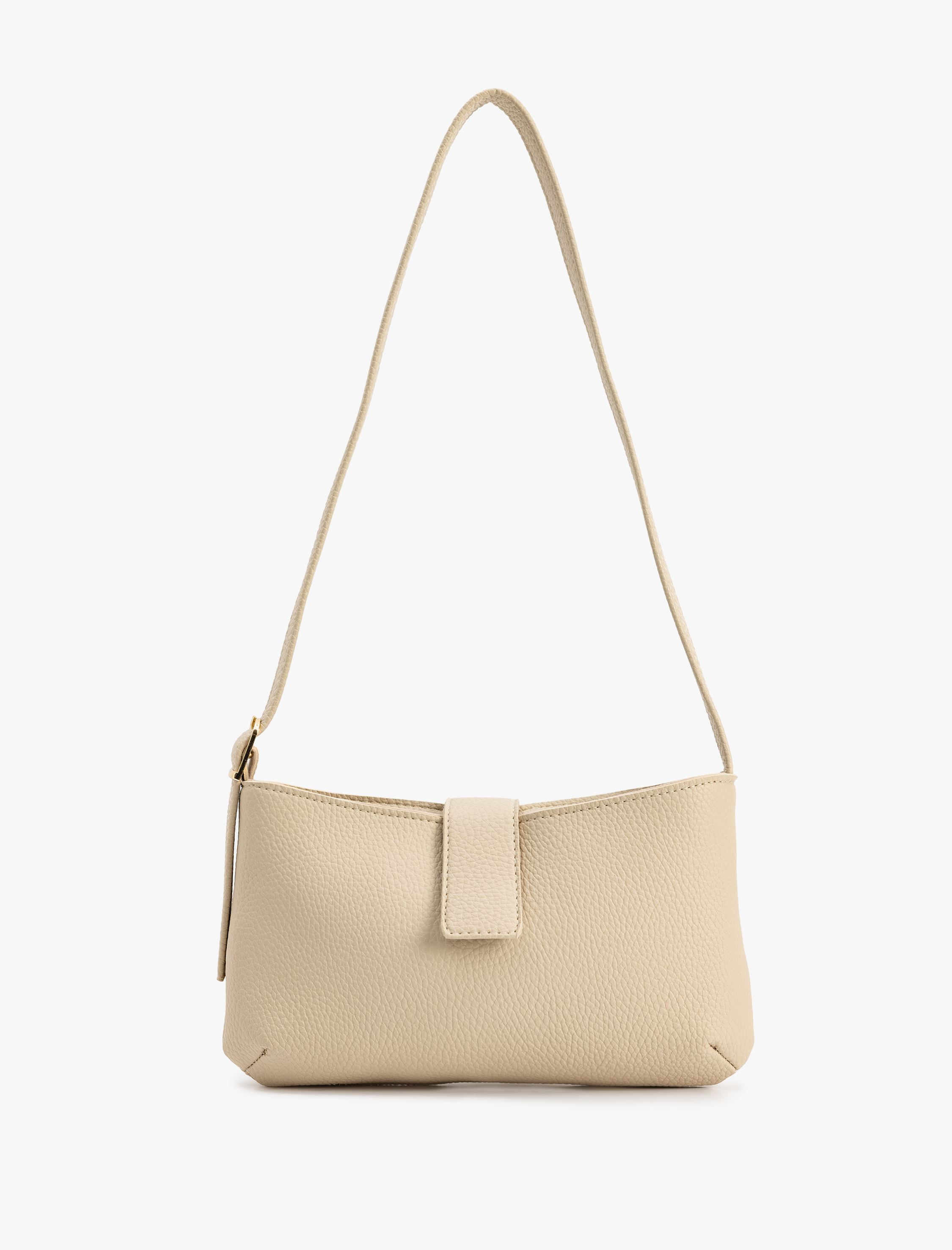  Kadın Suni Deri Fermuarlı Kapama Detaylı Askılı Çapraz Çanta